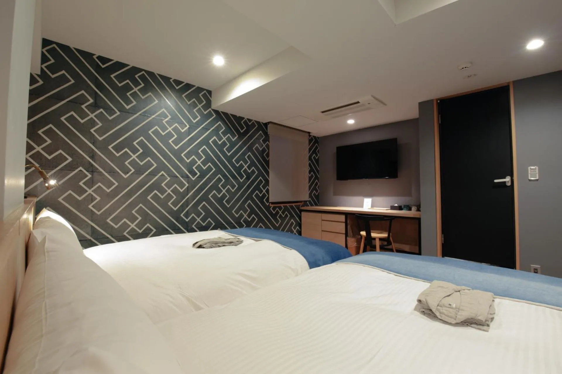 Bed in Asakusa Kokono Club Hotel