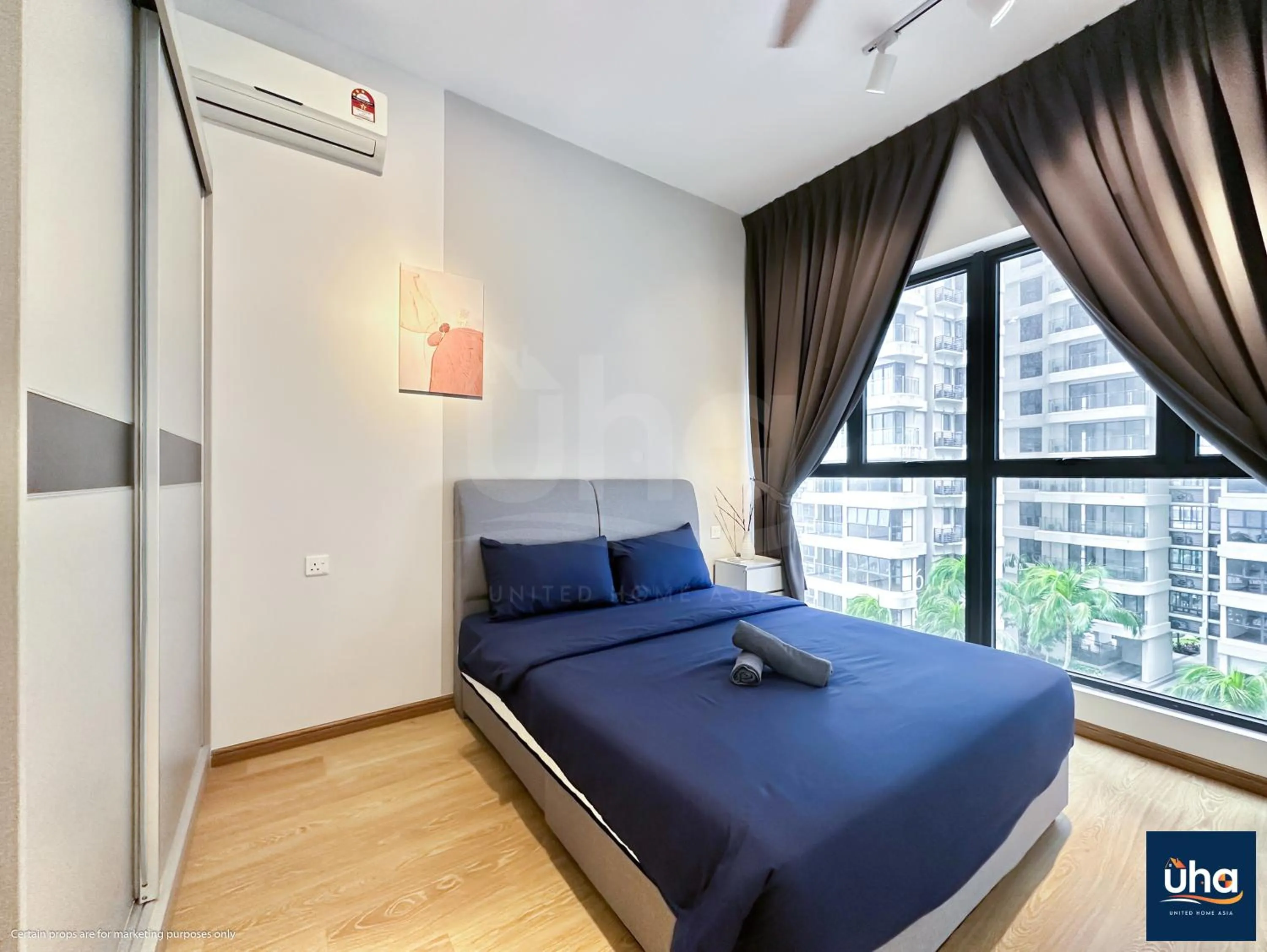 Bedroom, Bed in Country Garden Danga Bay @ UHA