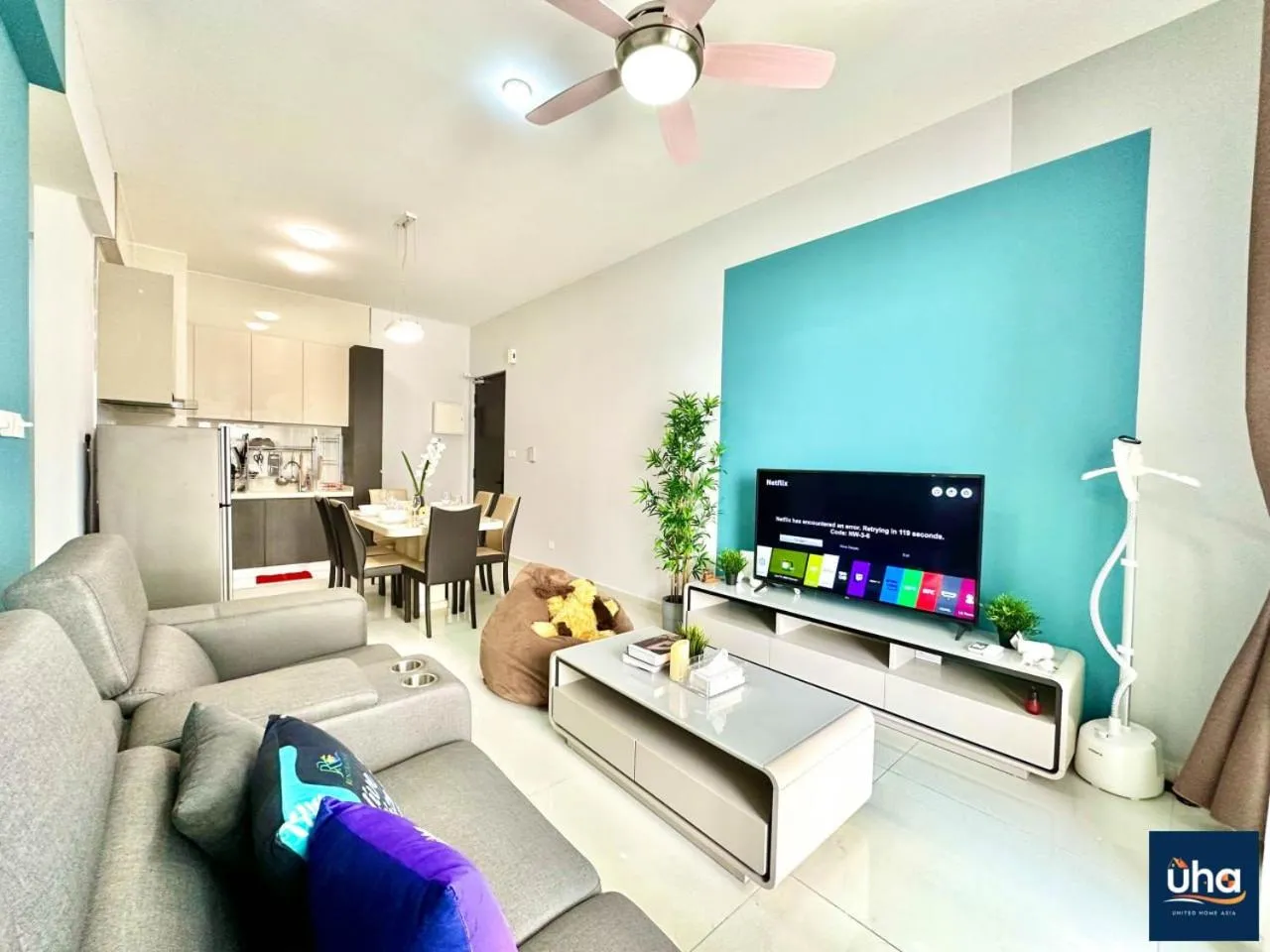 Living room in Country Garden Danga Bay @ UHA