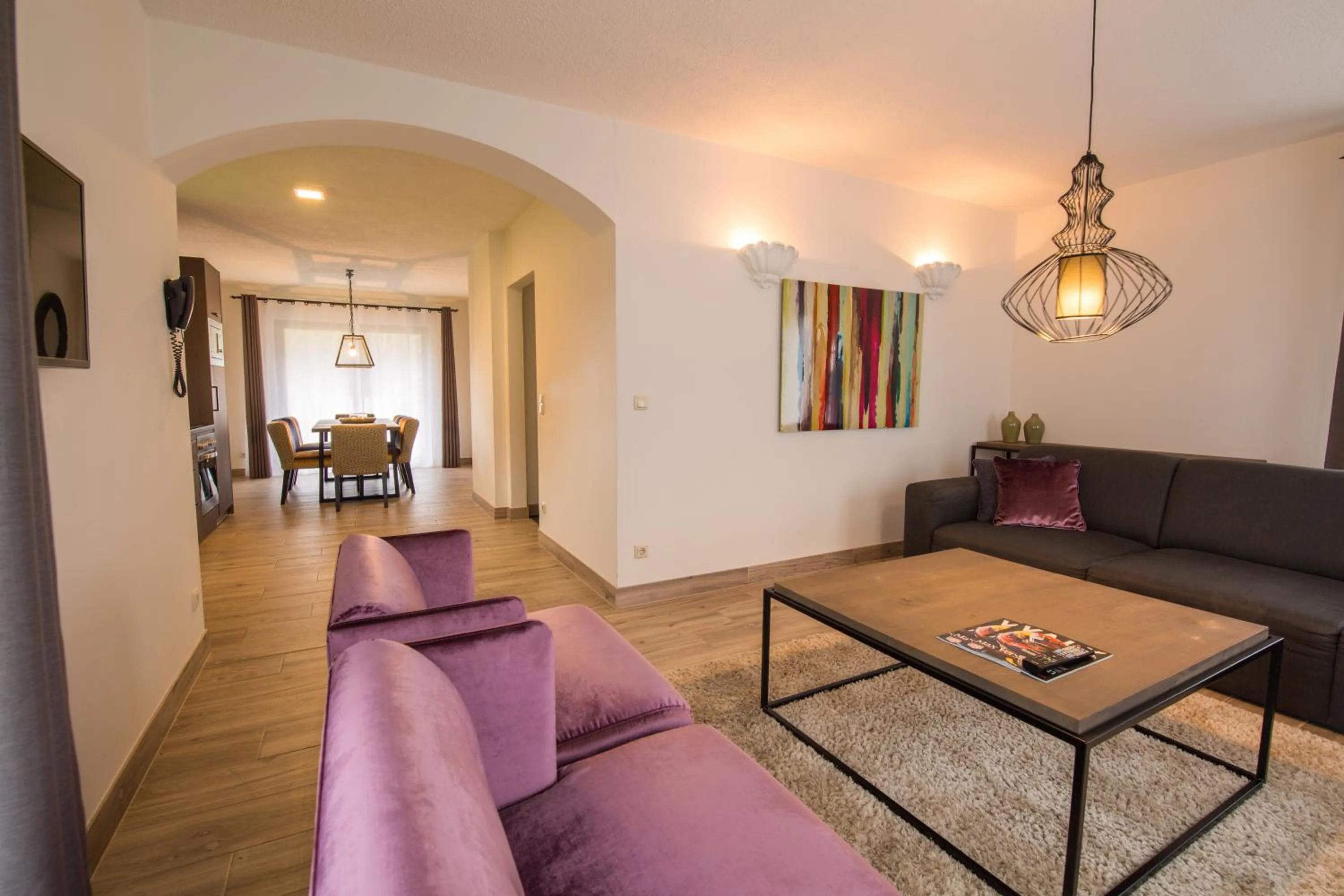 Living room in Van der Valk Resort Linstow