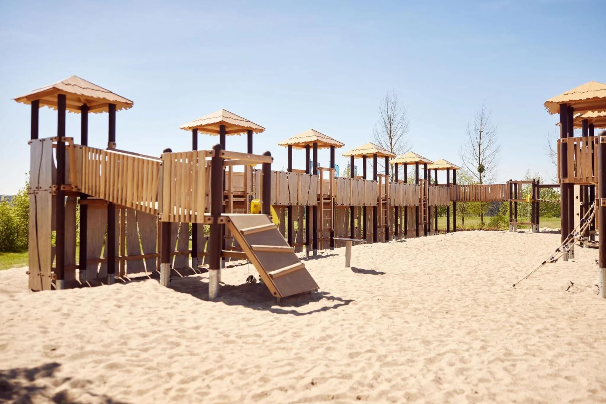 Children play ground in Van der Valk Resort Linstow