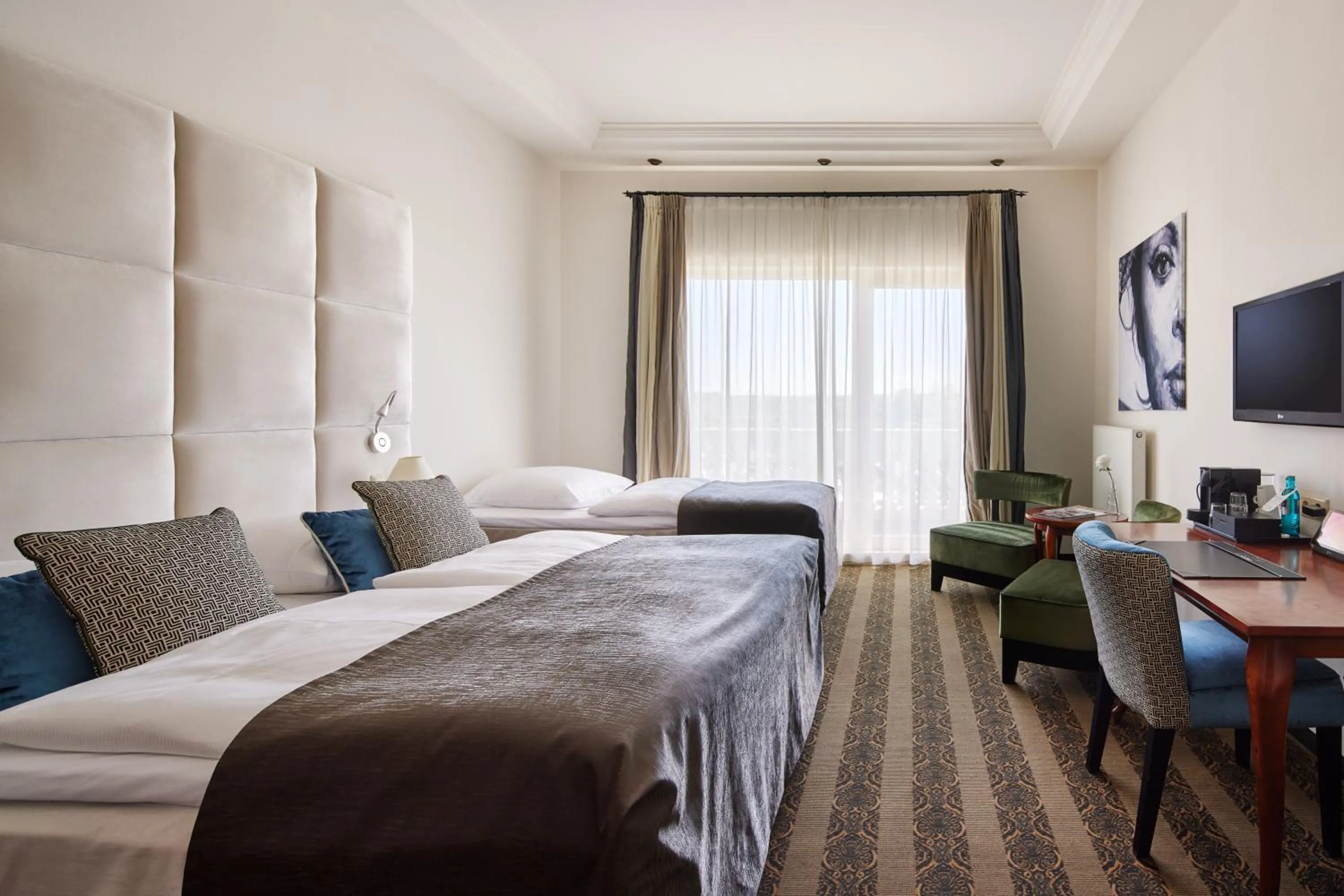 Bed in Van der Valk Resort Linstow