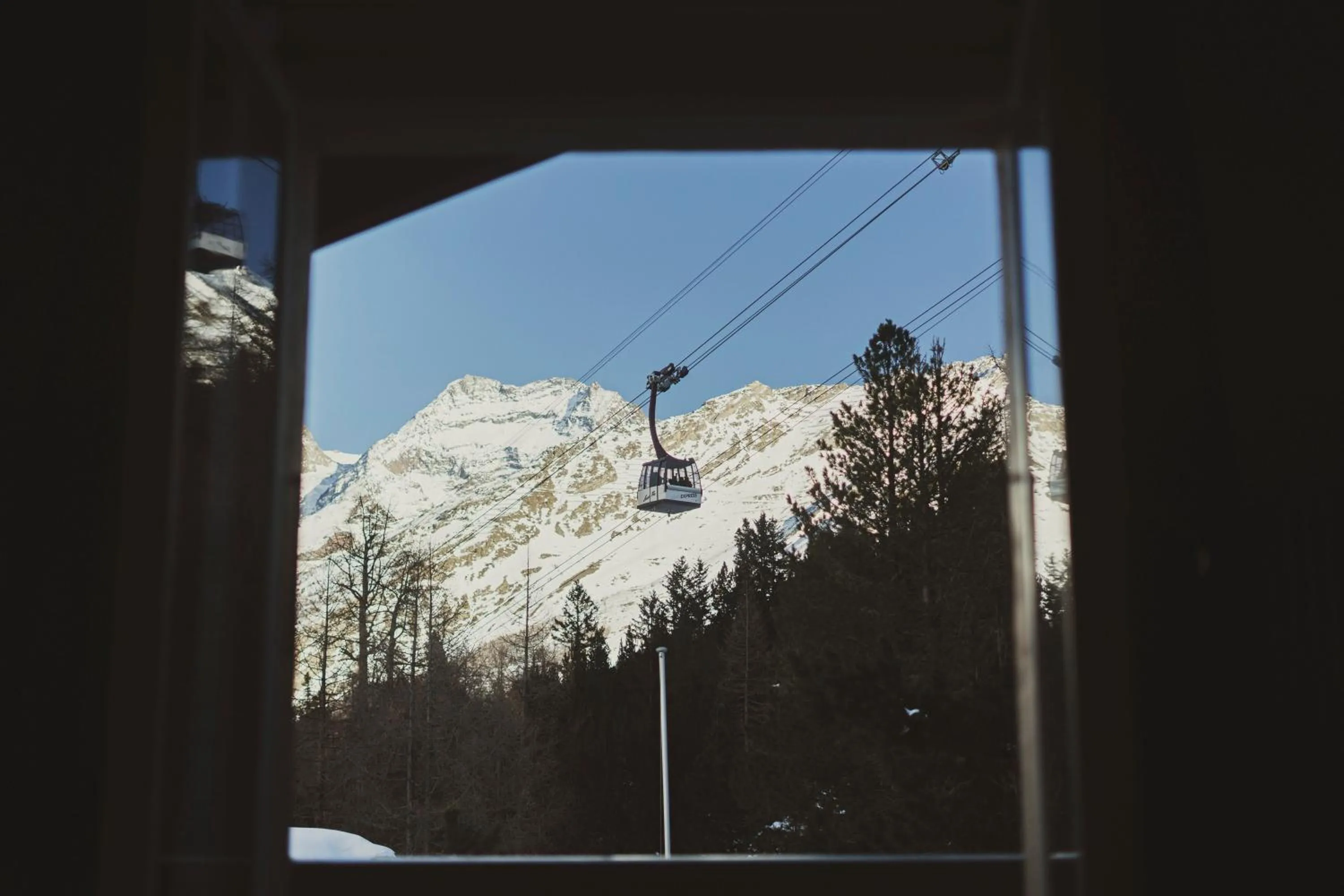 View (from property/room) in Hotel THE LARIX ski-in ski-out