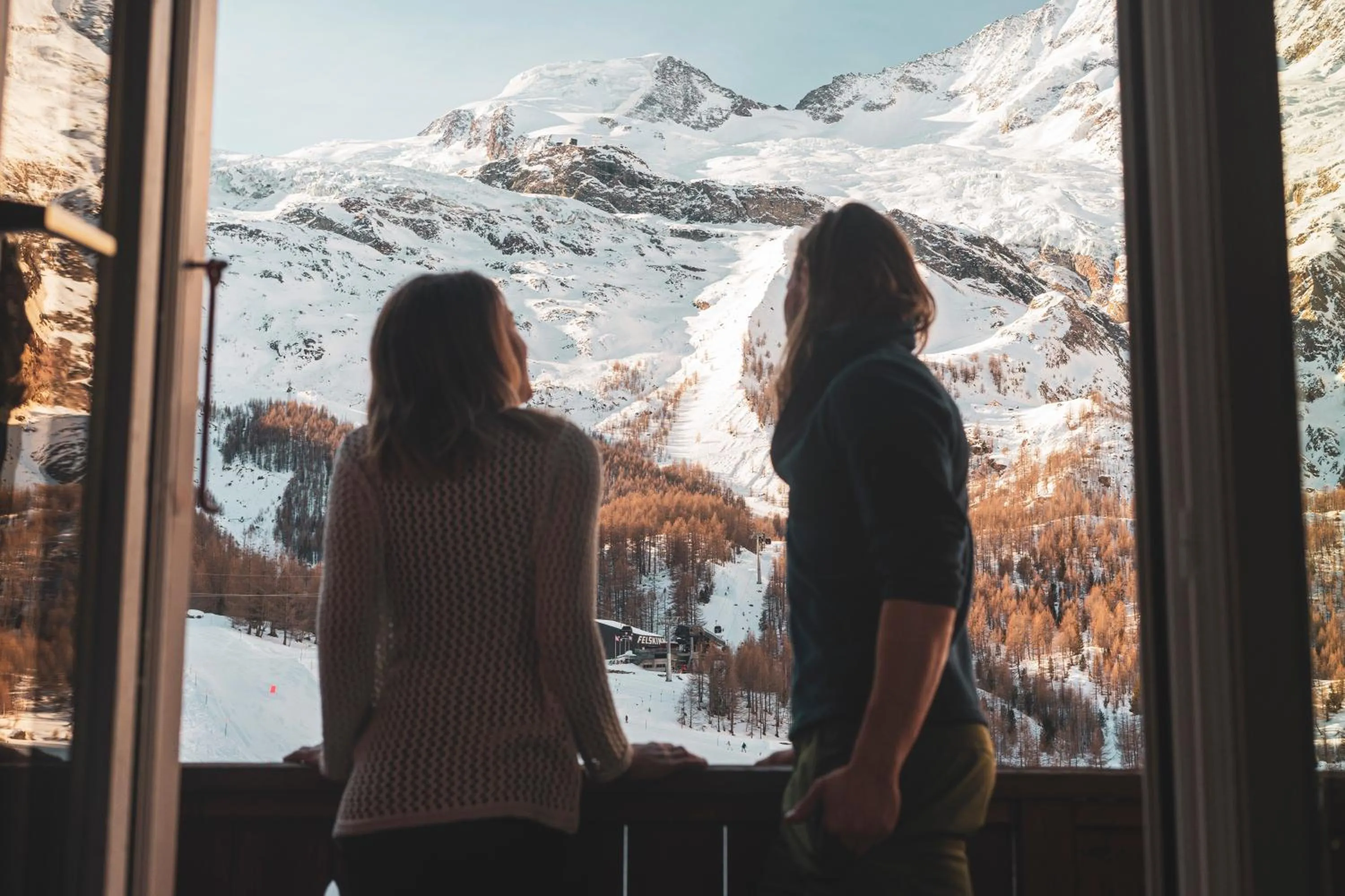 View (from property/room) in Hotel THE LARIX ski-in ski-out
