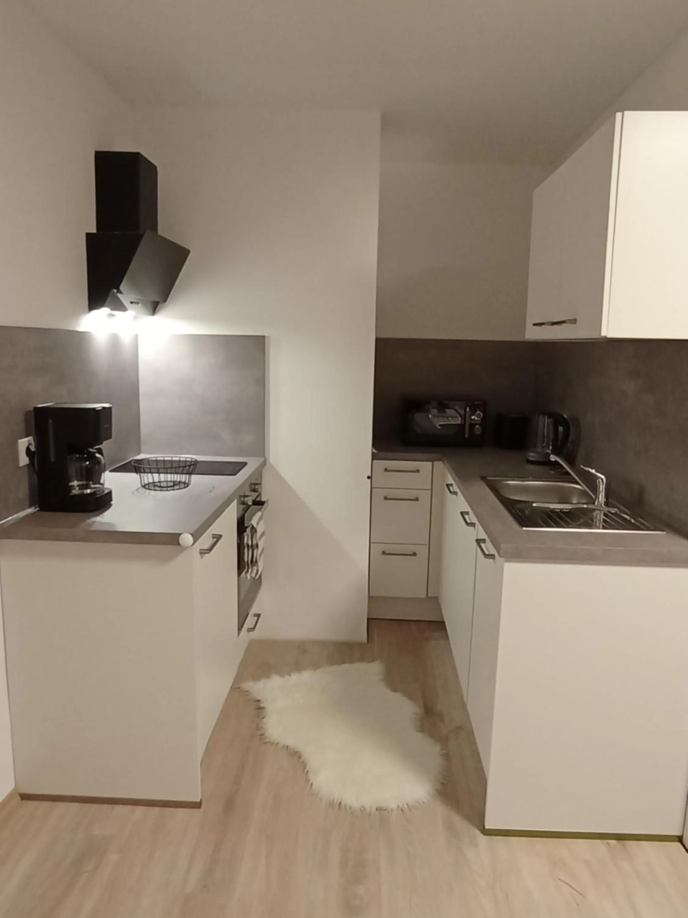 Kitchen or kitchenette in Ferienwohnungen König