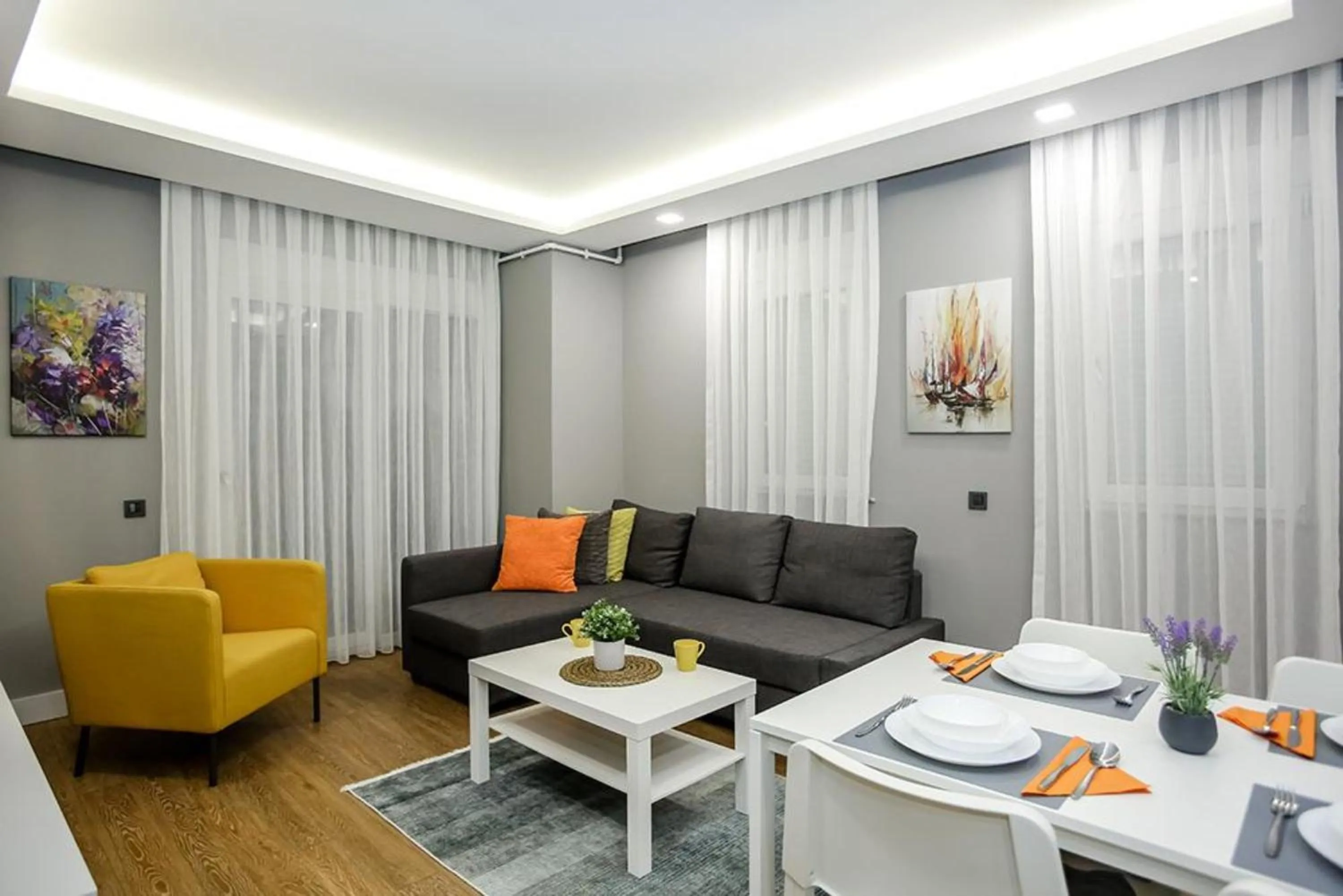 Living room in Stile Suite Family Hotel