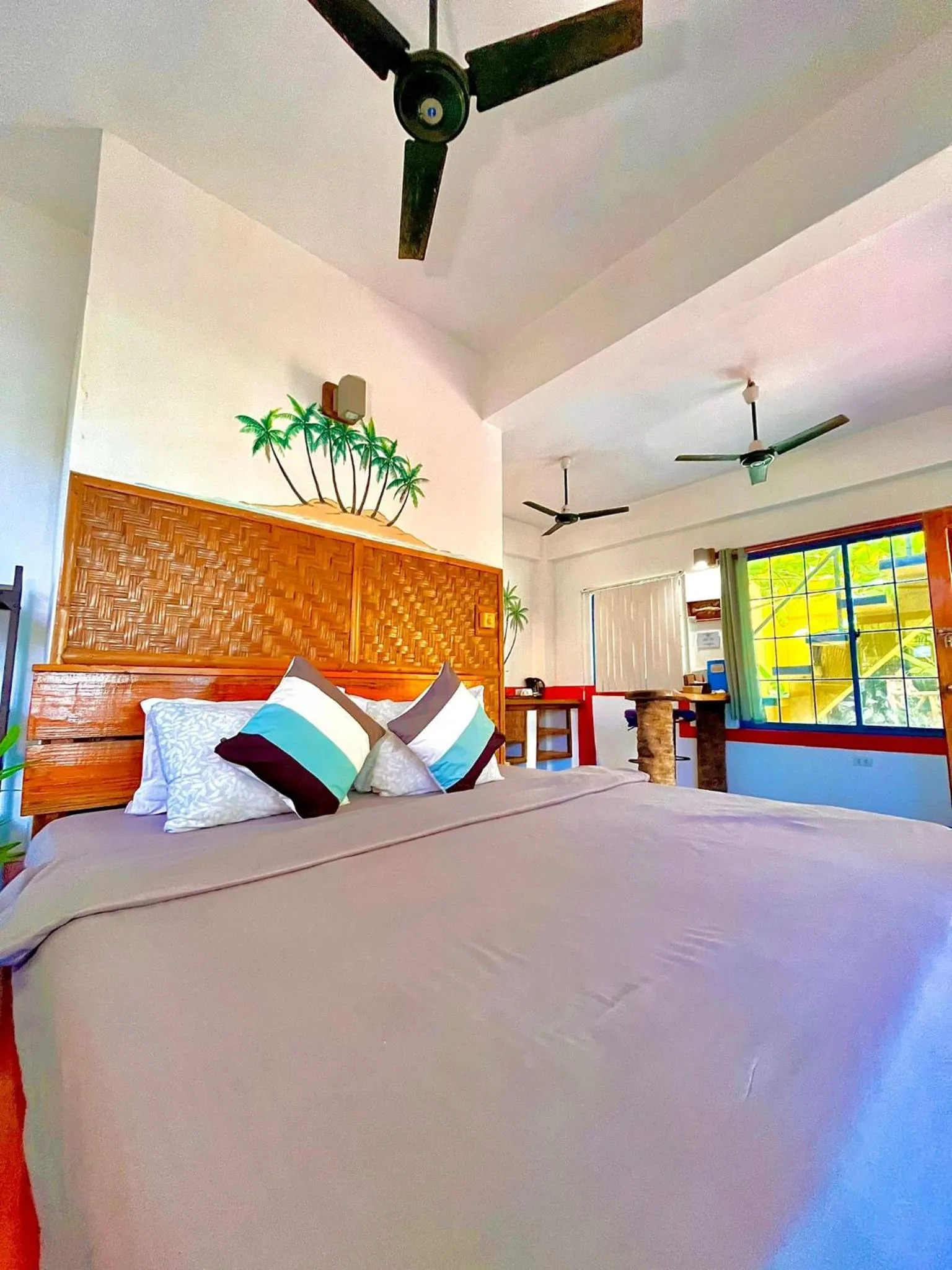 Bed in Apo Diver Beach Resort