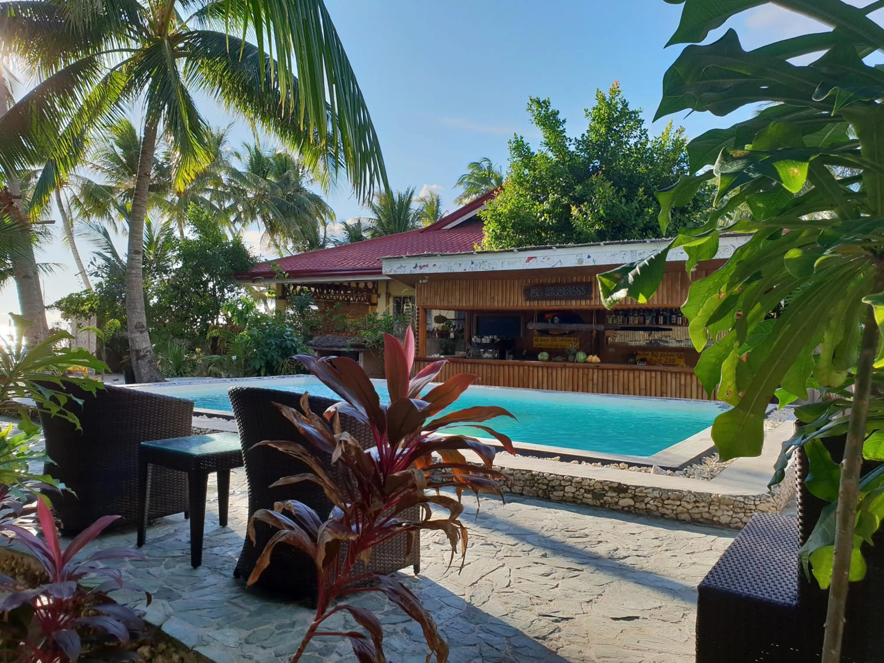 Pool view in Apo Diver Beach Resort