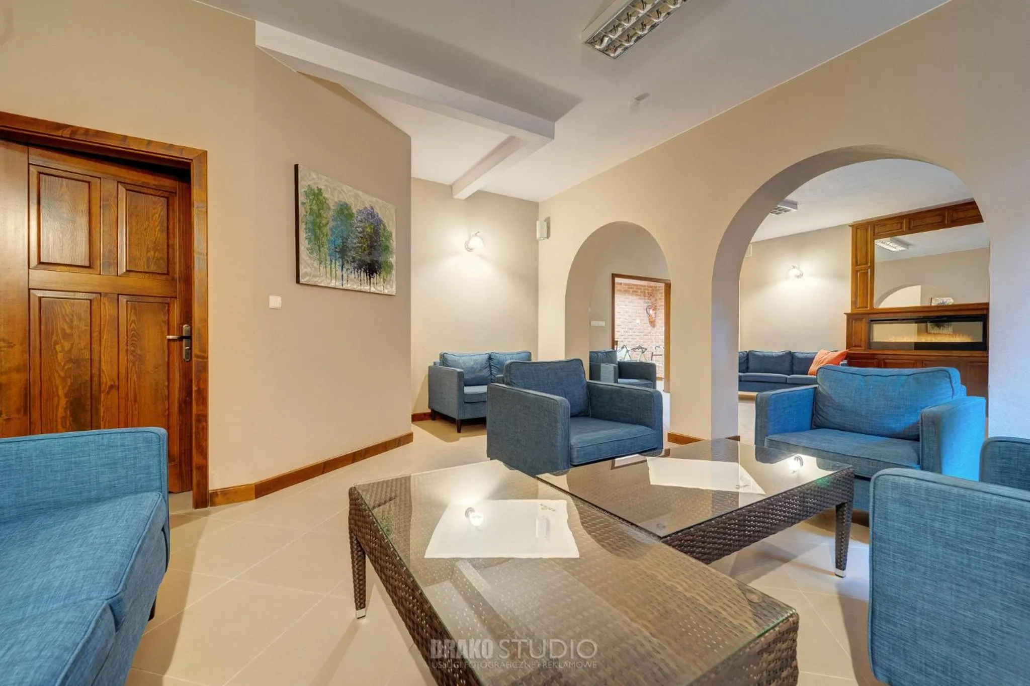 Seating area in Pensjonat EDEN Maniowy
