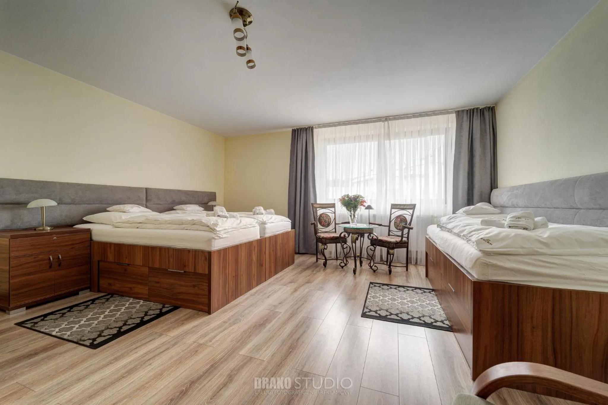 Bed in Pensjonat EDEN Maniowy