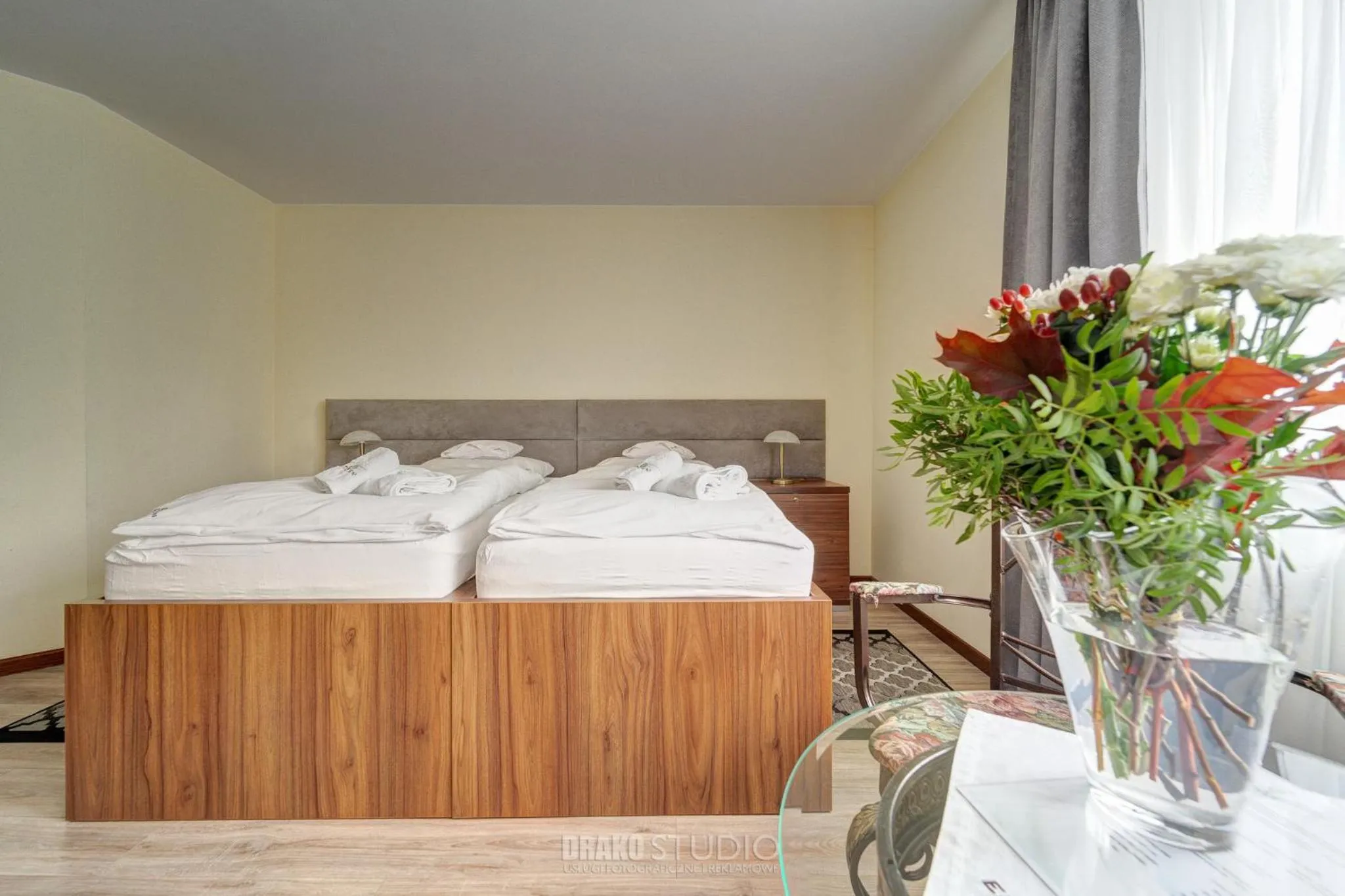 Bed in Pensjonat EDEN Maniowy