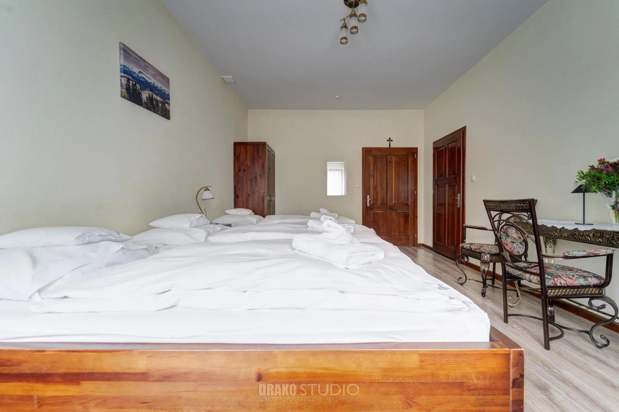Bed in Pensjonat EDEN Maniowy