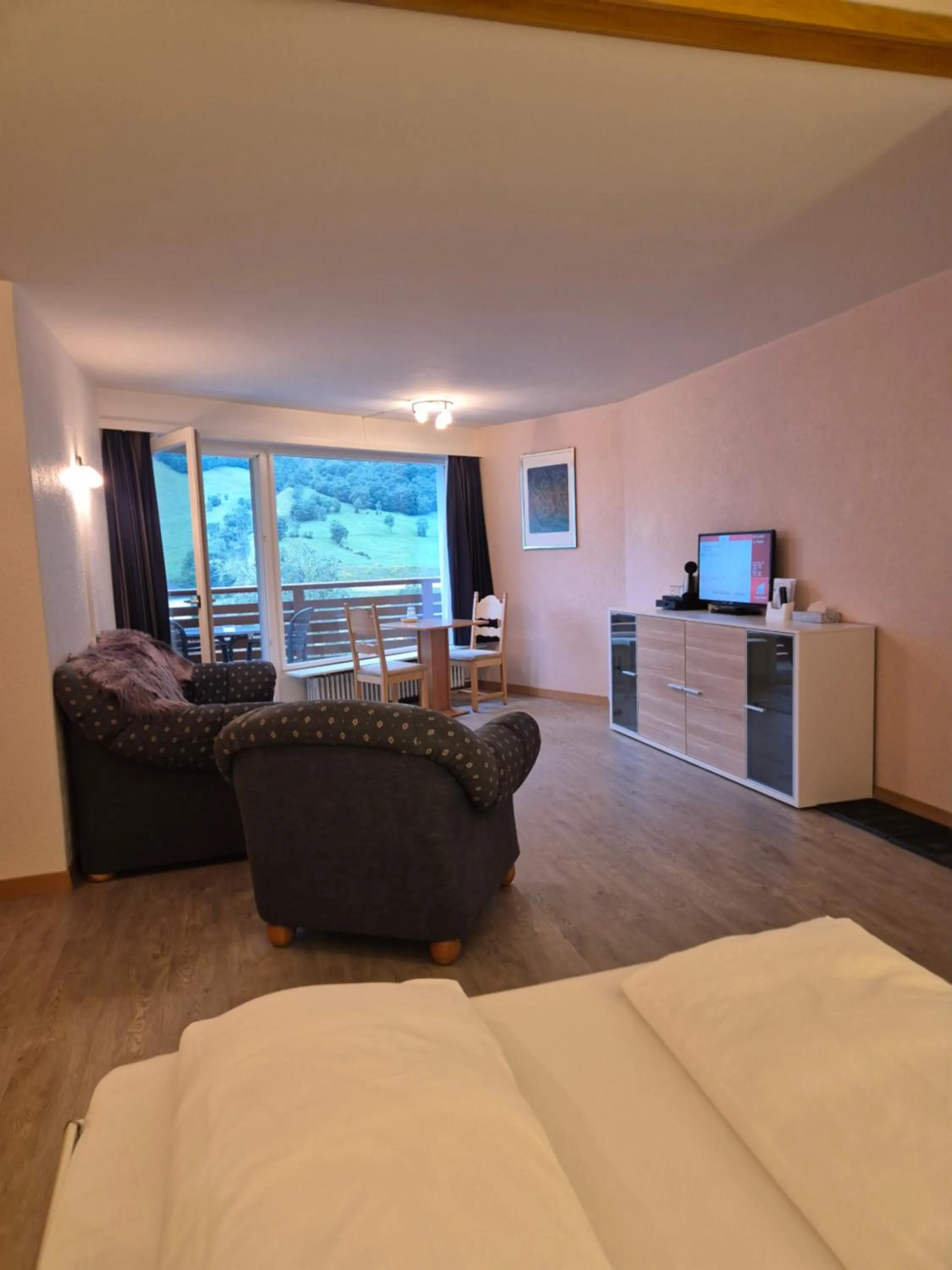 Living room, Bed in dala Hotel & Apartments