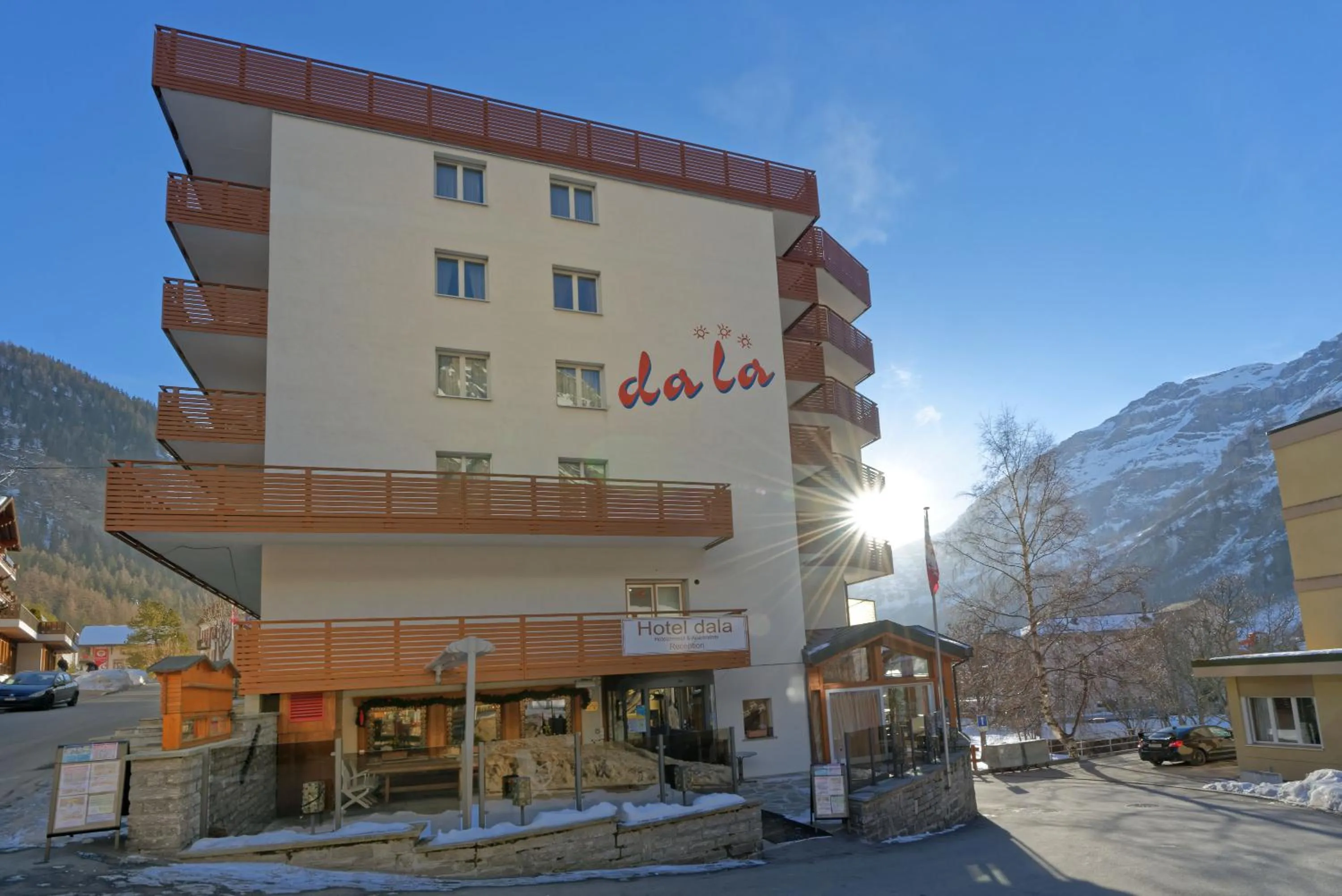 Facade/entrance in dala Hotel & Apartments