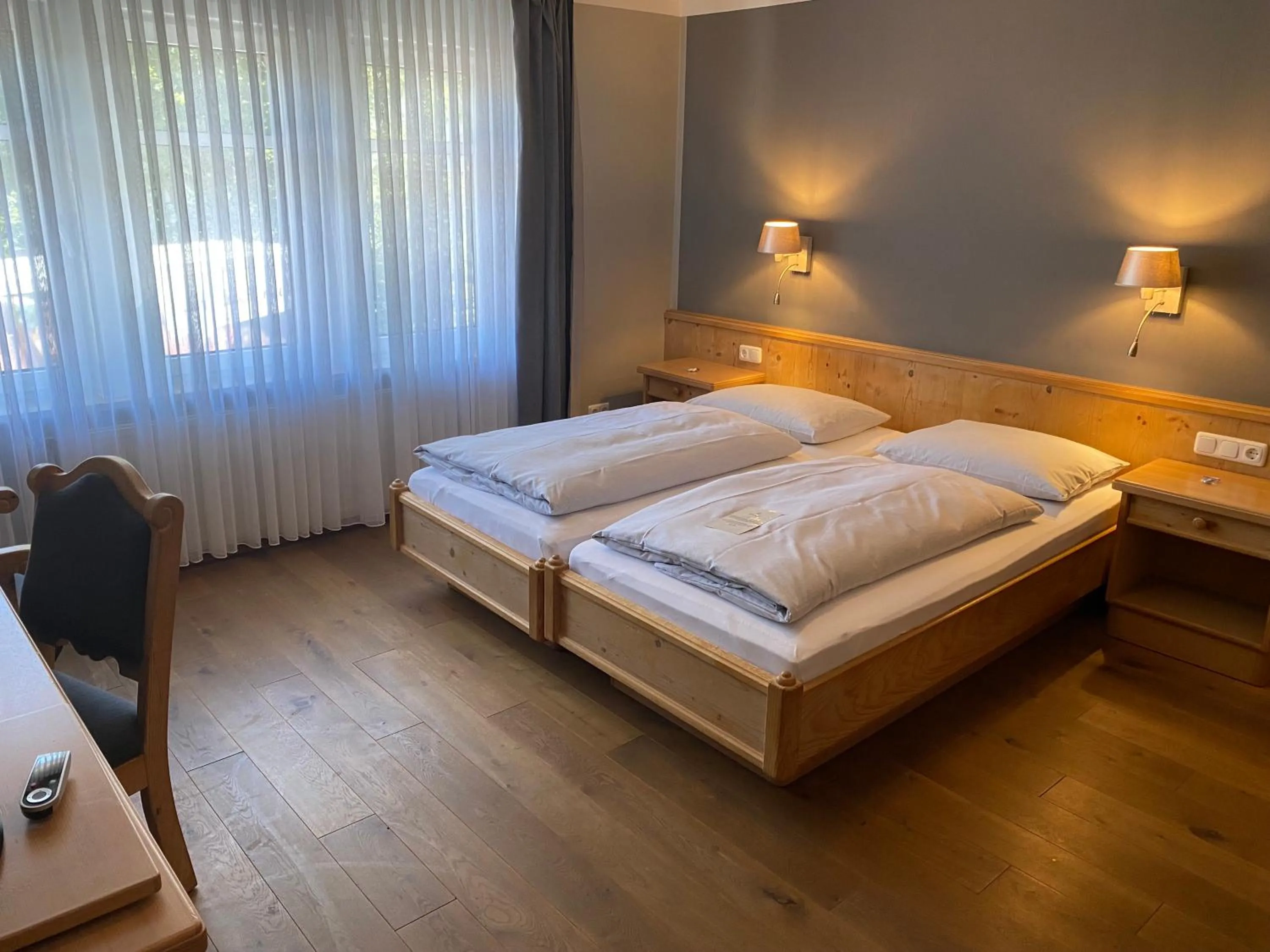 Photo of the whole room, Bed in Flux-Biohotel Werratal