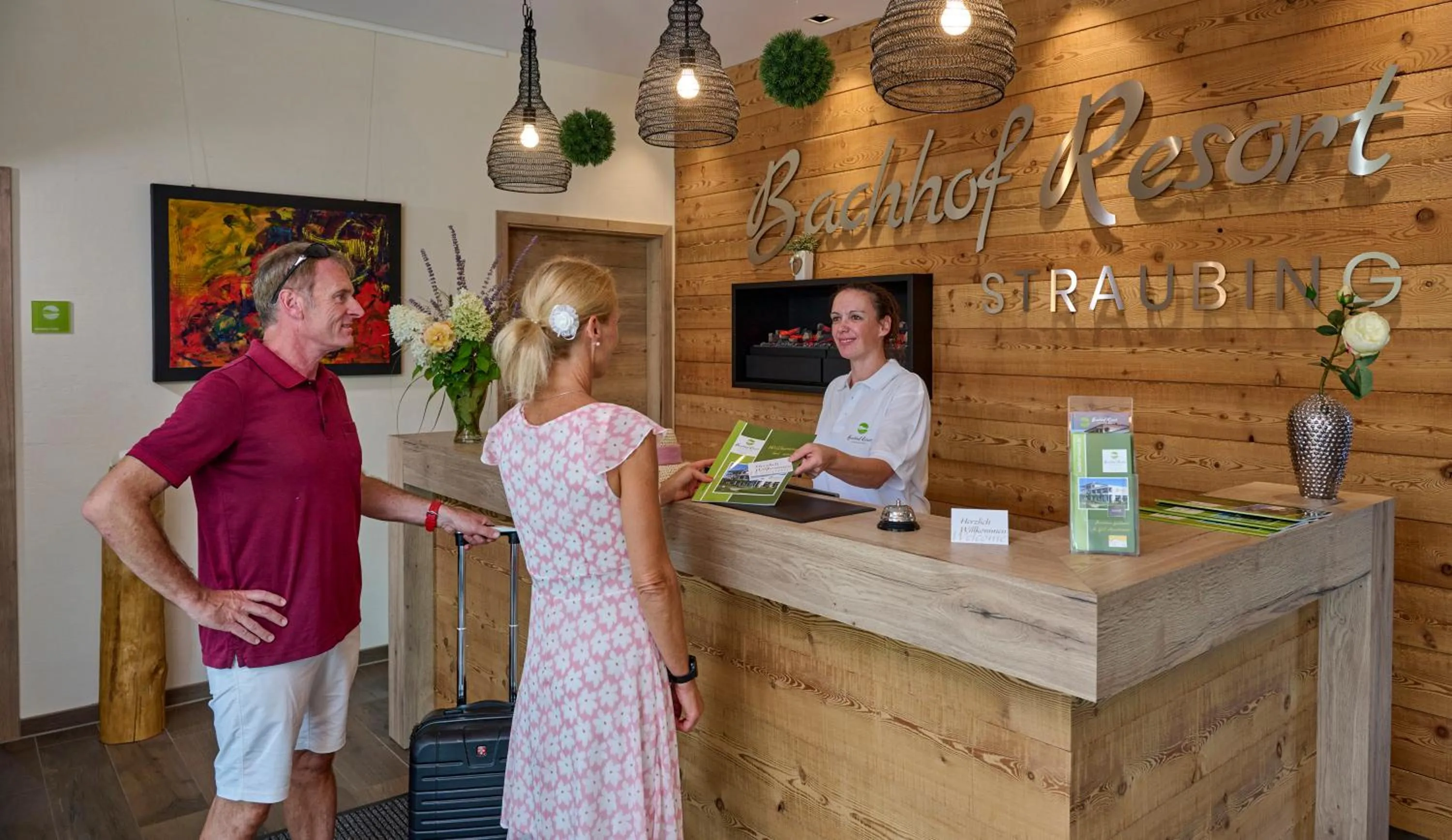 Lobby or reception in Bachhof Resort Apartments