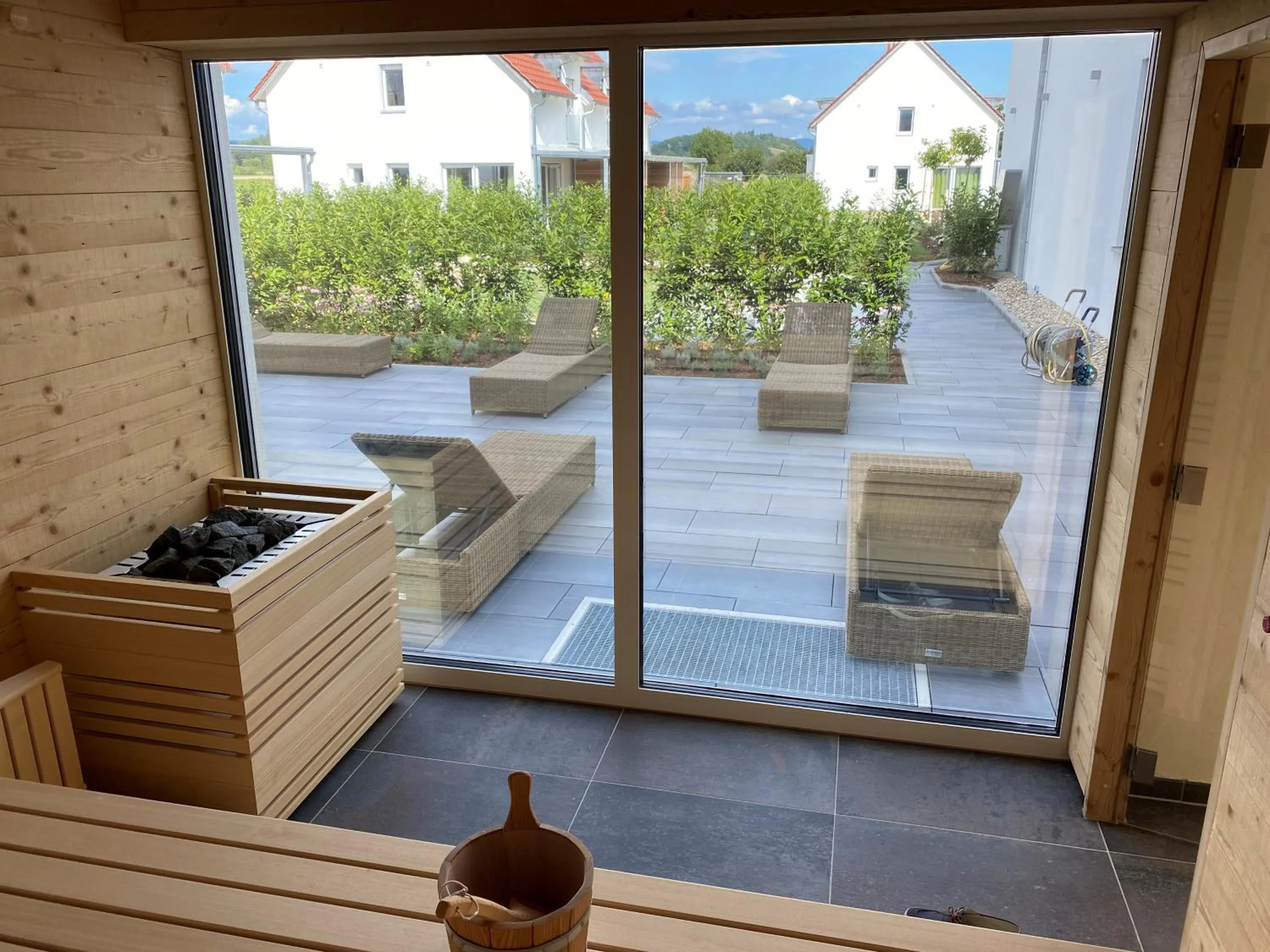 Sauna in Bachhof Resort Apartments