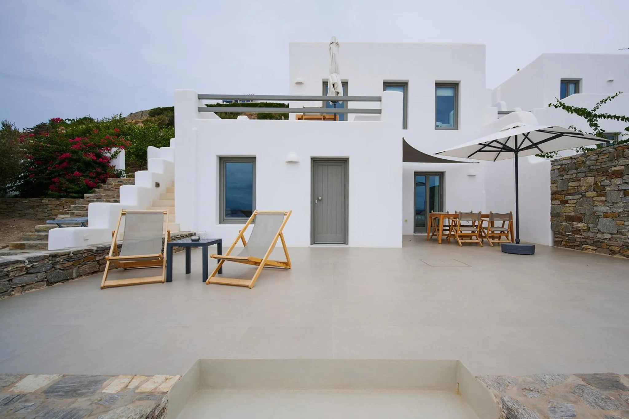 Balcony/Terrace in Kymo Luxury Suites Paros
