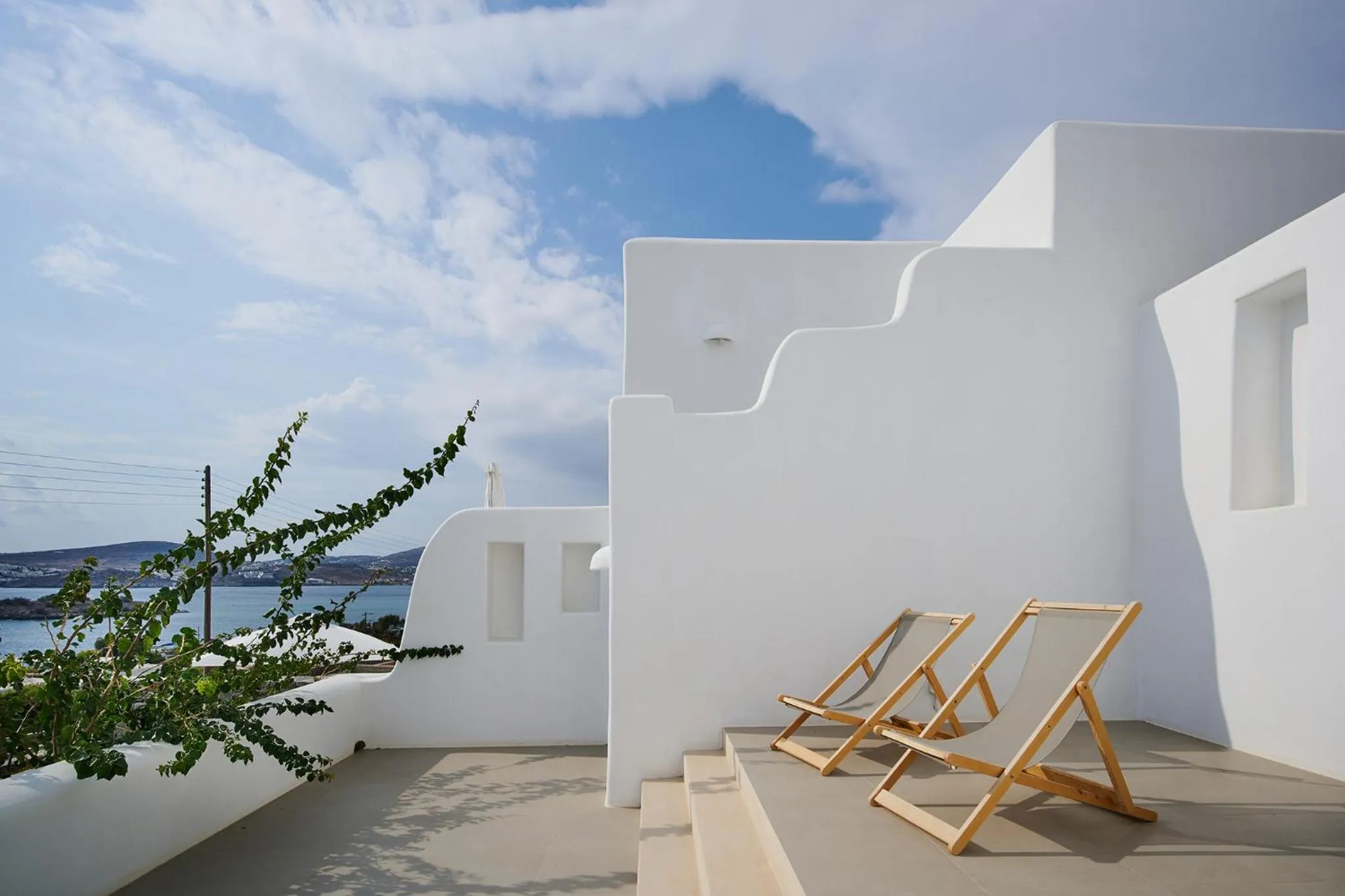 Balcony/Terrace in Kymo Luxury Suites Paros