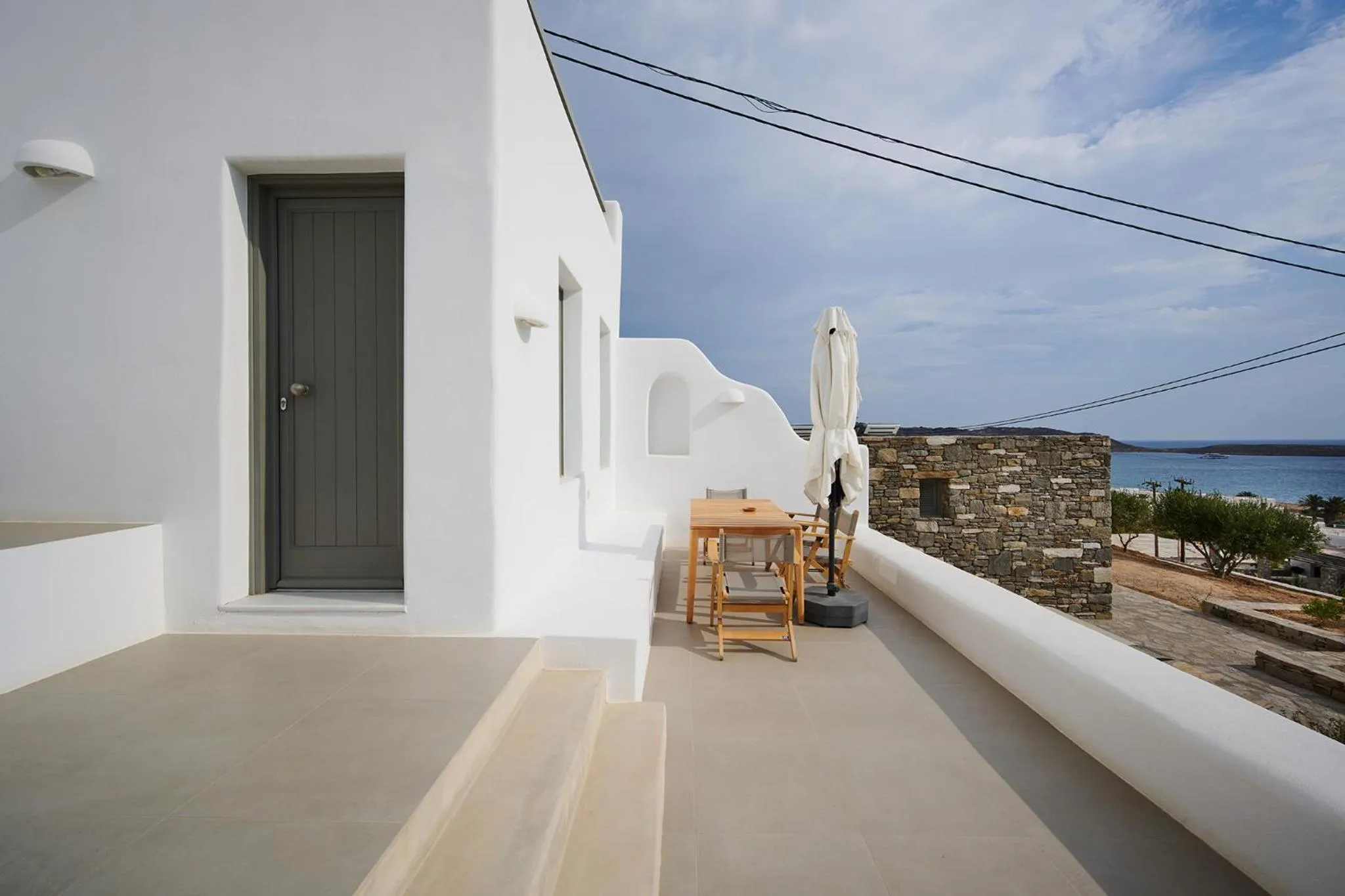 Balcony/Terrace in Kymo Luxury Suites Paros