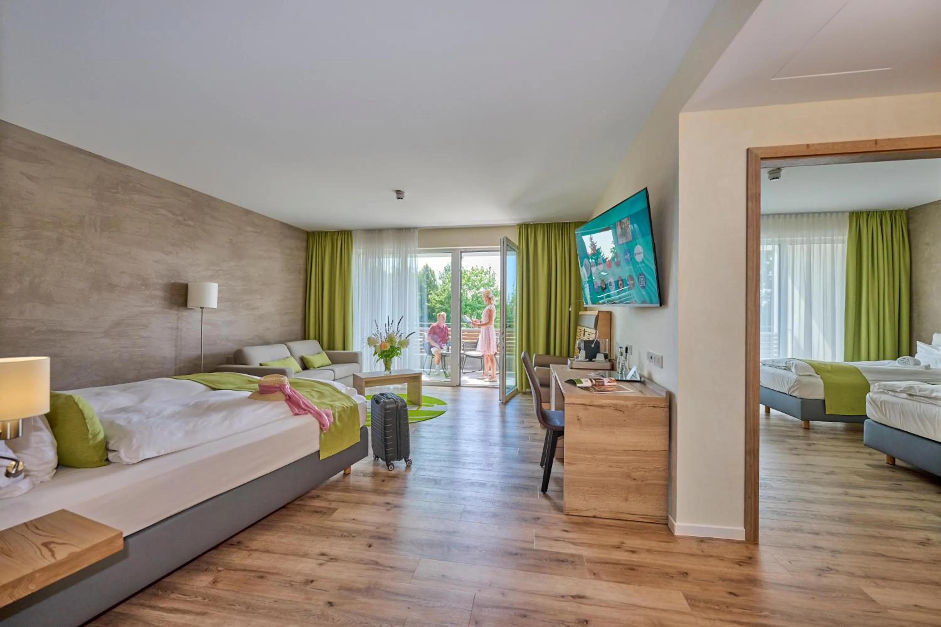 Family, Bed in Bachhof Resort Hotel