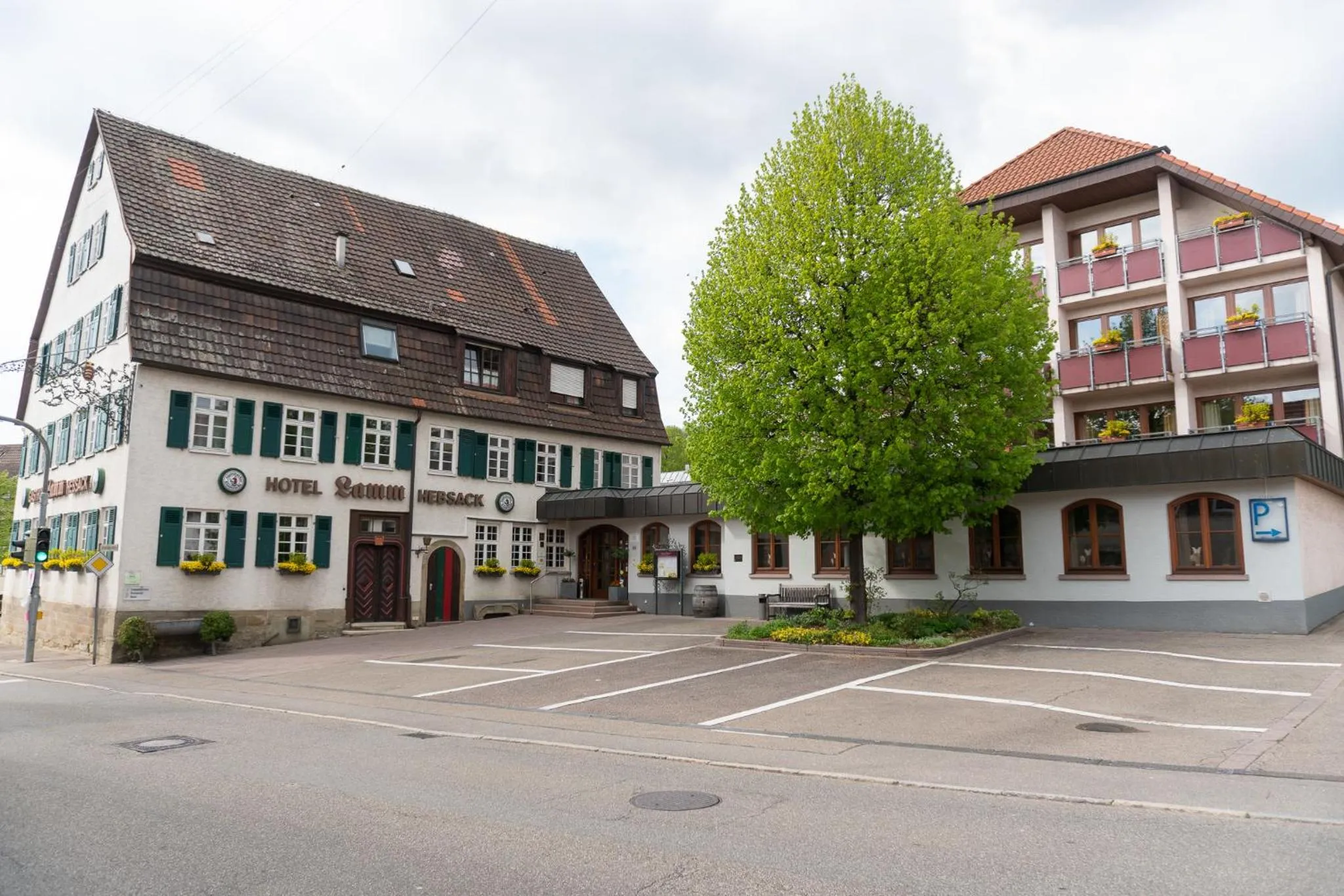 Property building in Hotel Restaurant Lamm Hebsack