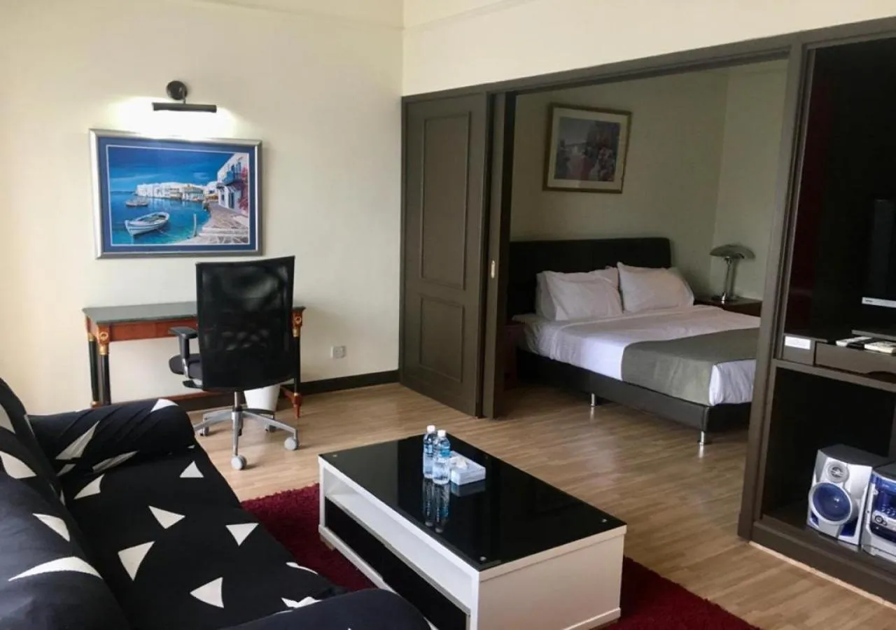 Living room in KL Universal Suites at Times Square