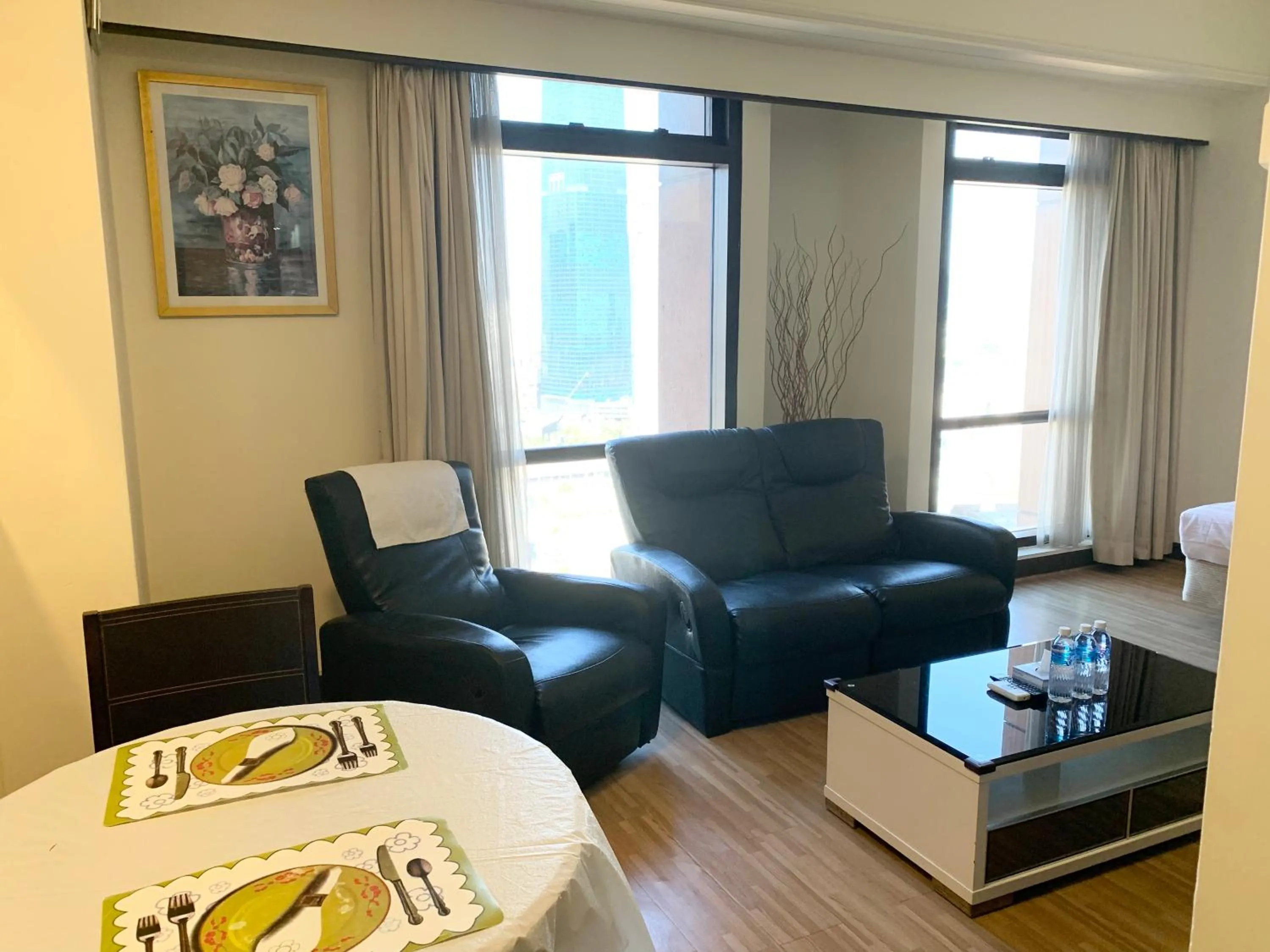 Living room in KL Universal Suites at Times Square