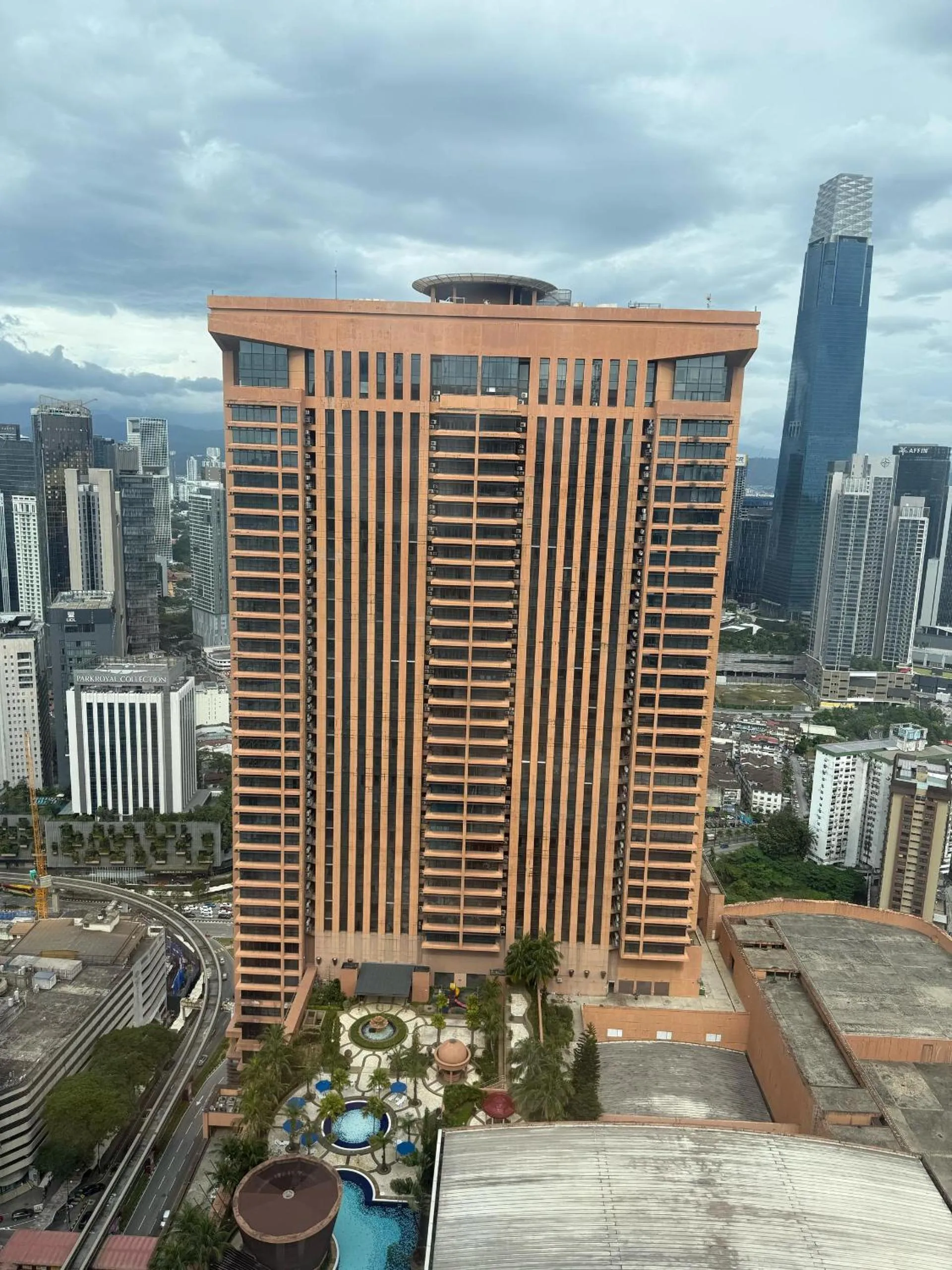 City view in KL Universal Suites at Times Square