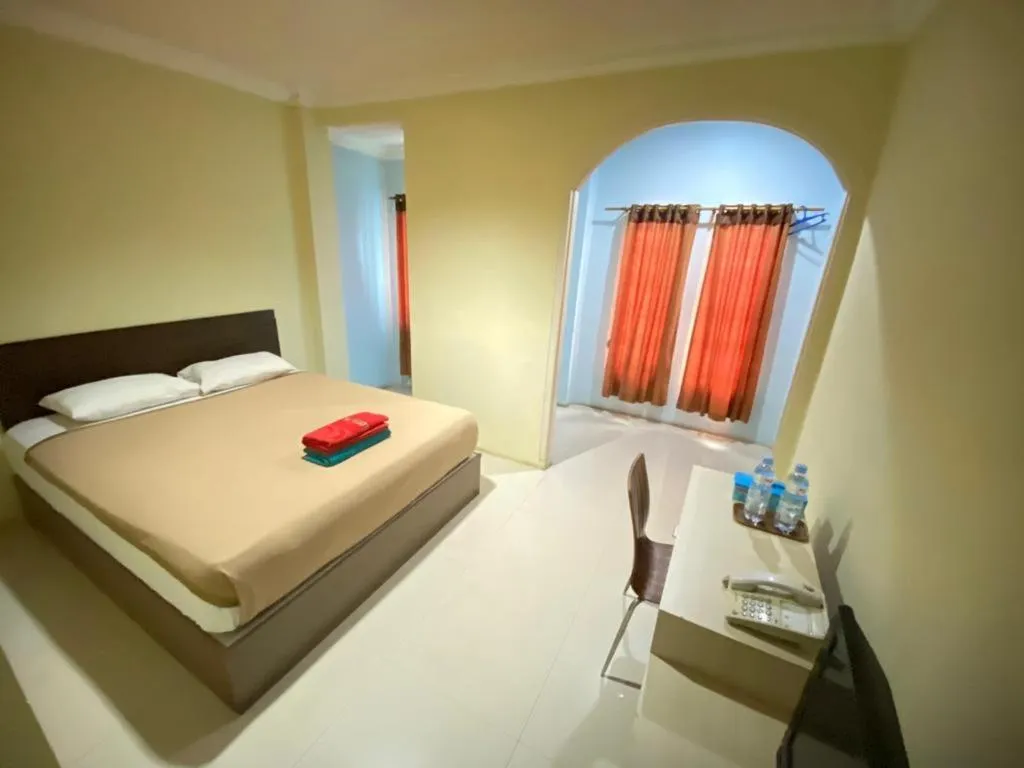 Bed in Hotel Grand Citra Prabumulih