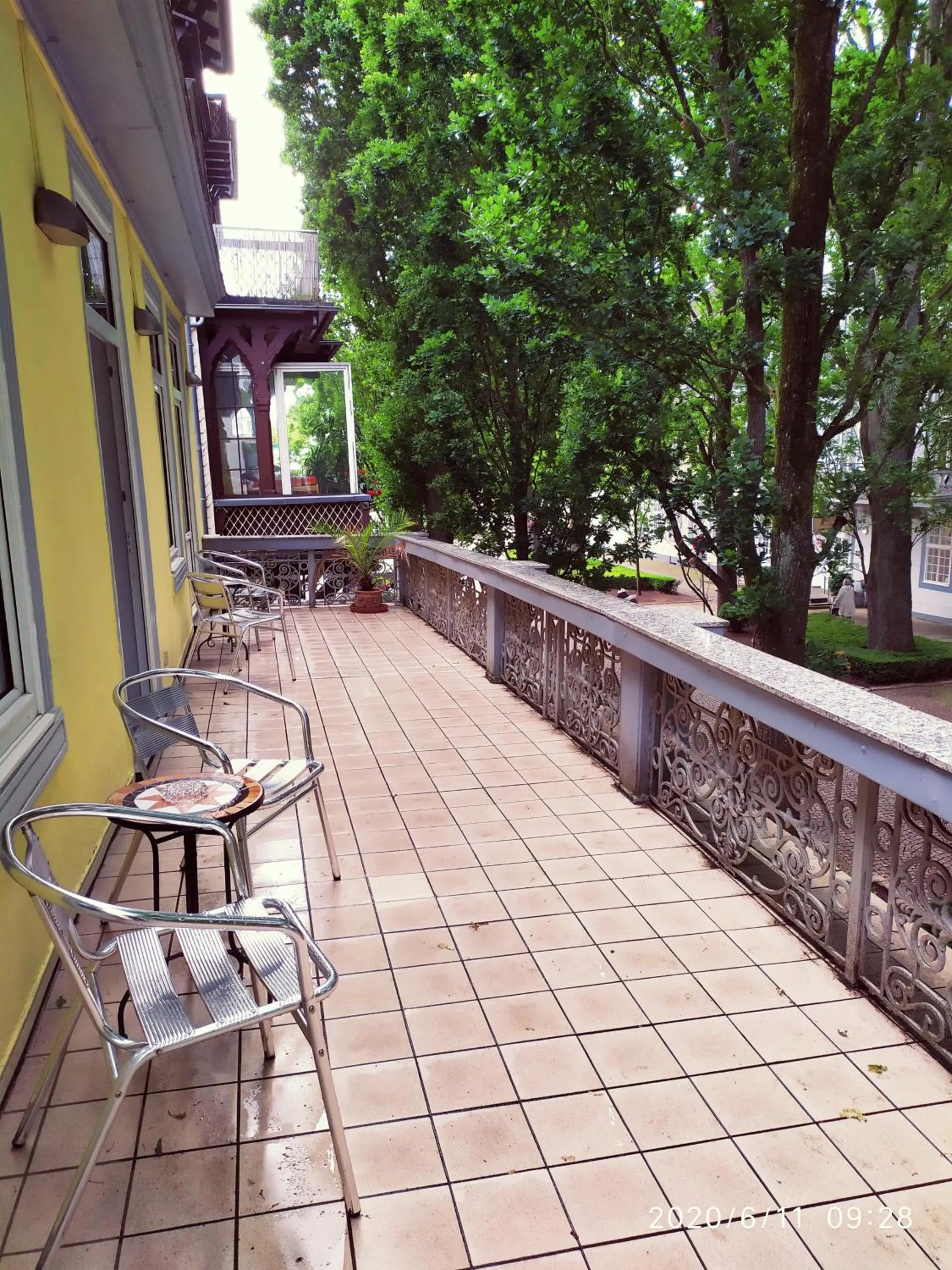 Balcony/Terrace in Goethe Hotel