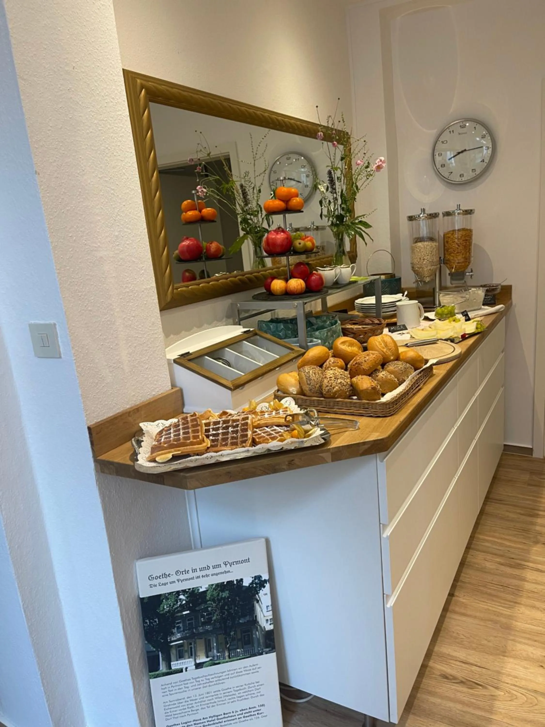 Food and drinks in Goethe Hotel