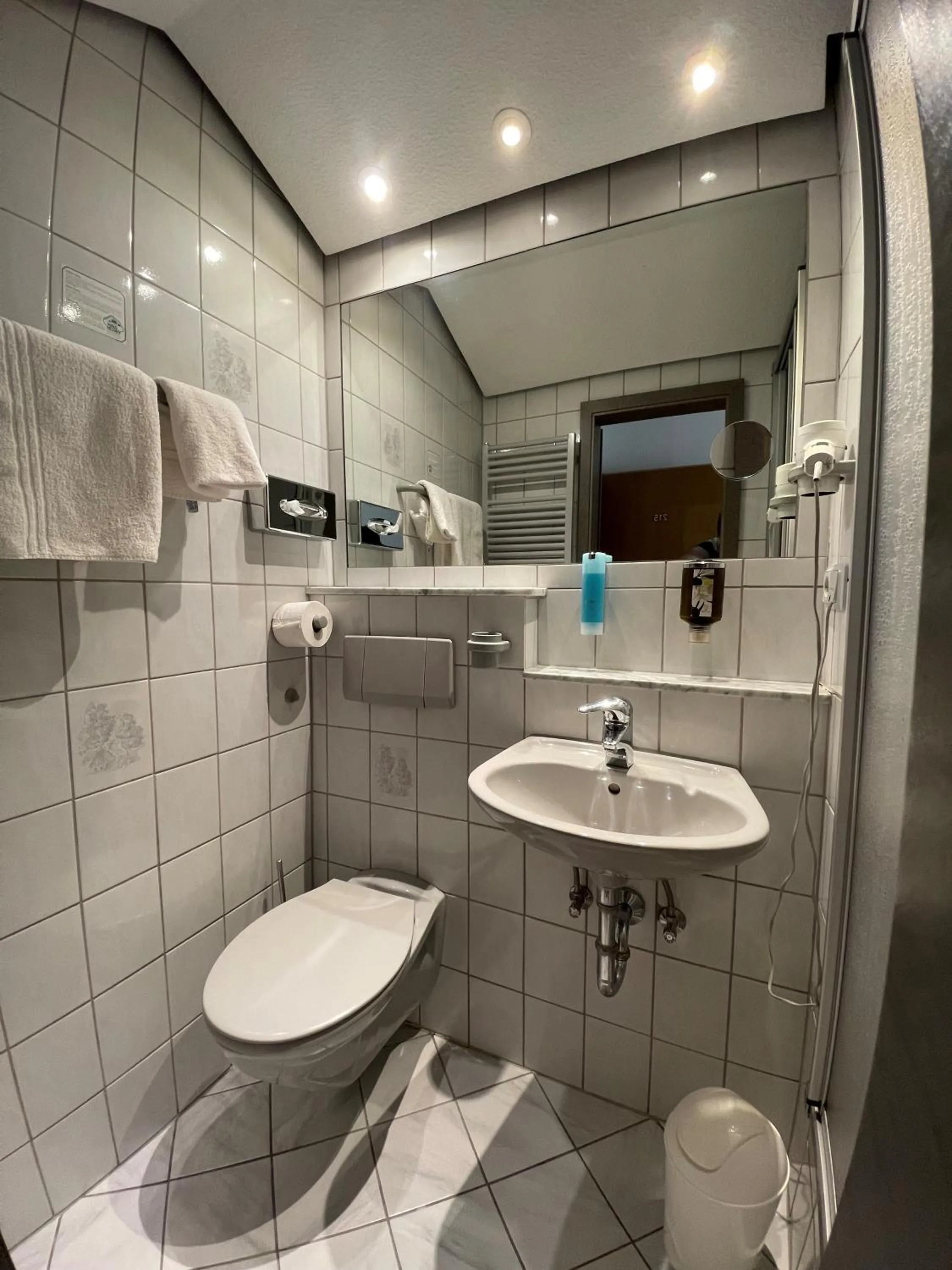 Bathroom in Hotel Bebra's Hessischer Hof