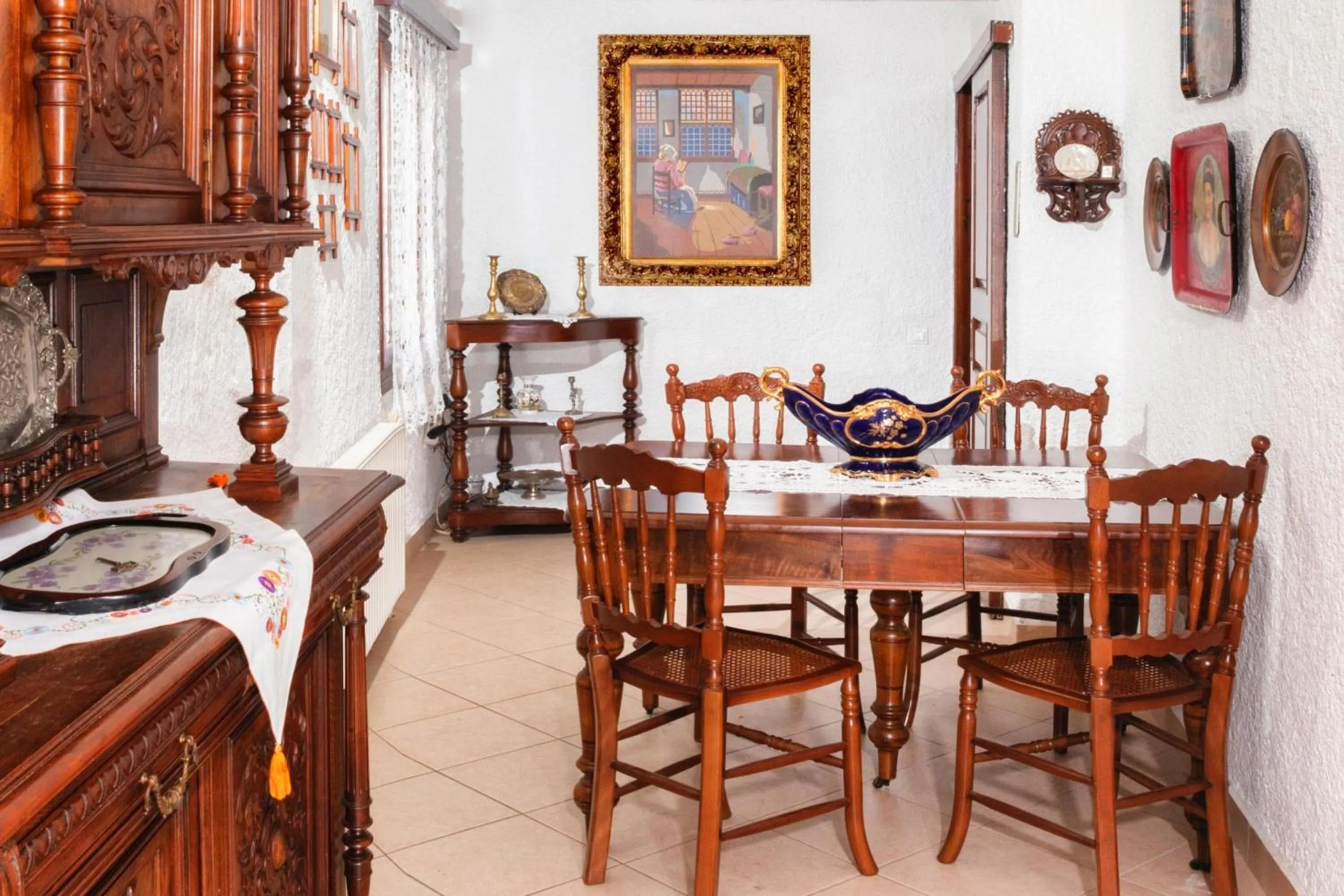 Living room in Afissos Seaside Cottage