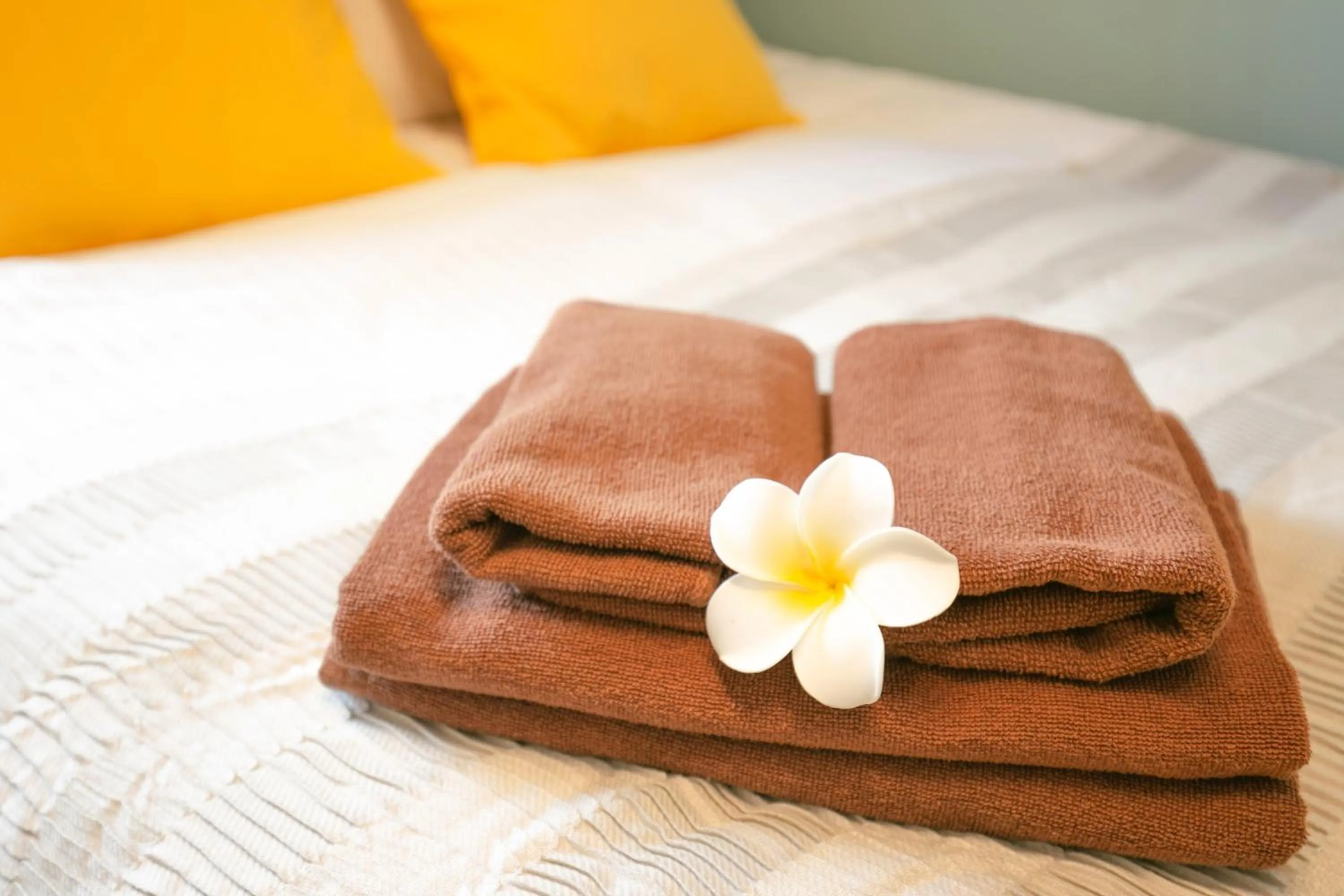 towels, Bed in Wings Hakata