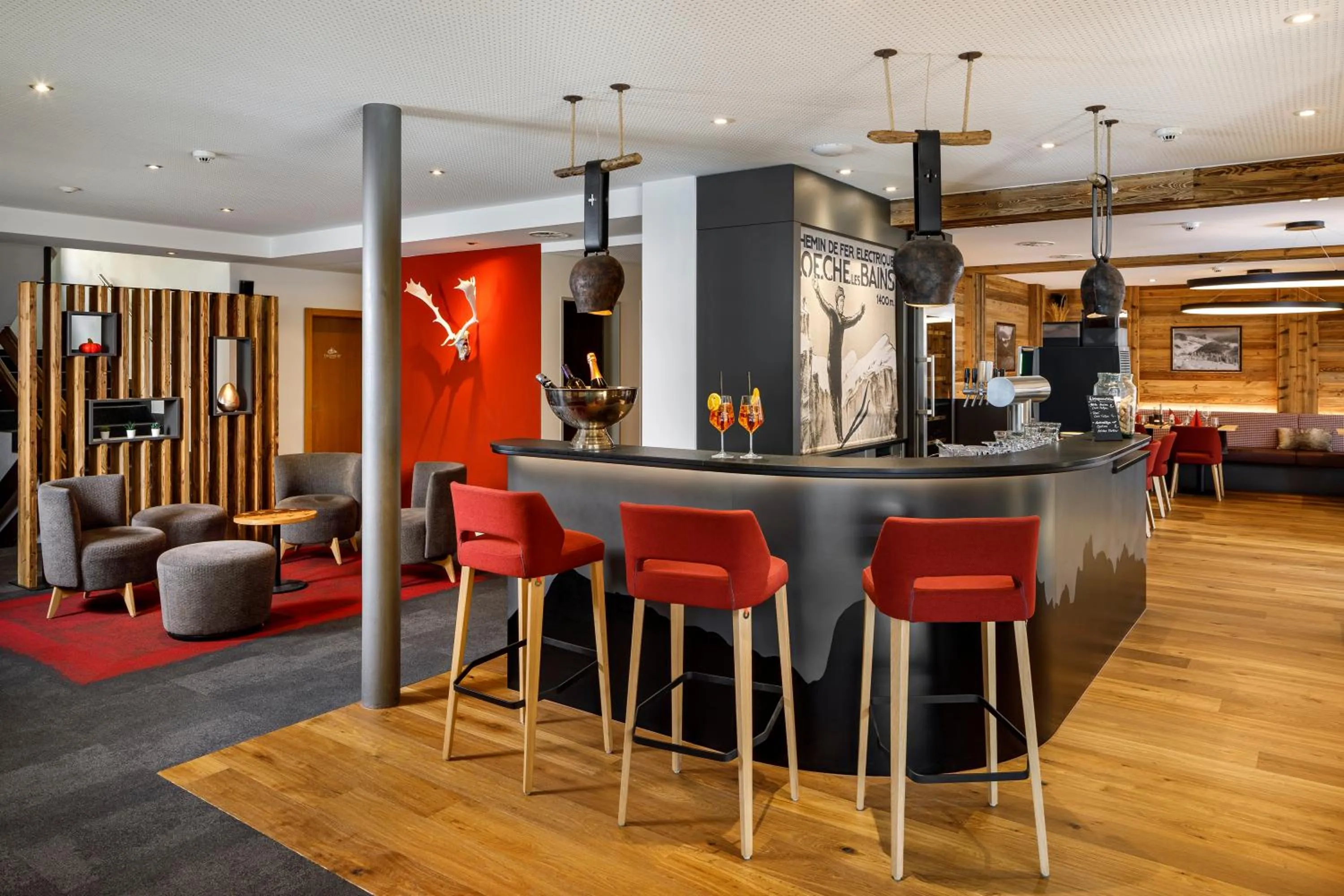 Lounge or bar in Therme 51° Hotel Physio & Spa