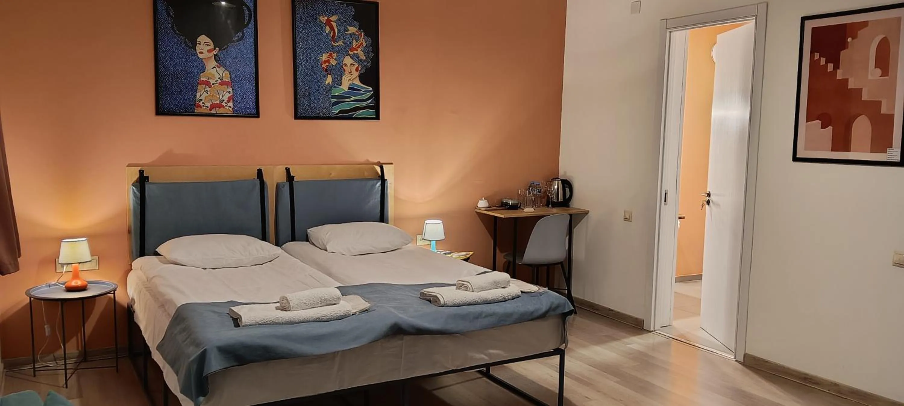 Bedroom, Bed in Hestia - Hotel, Wine and View