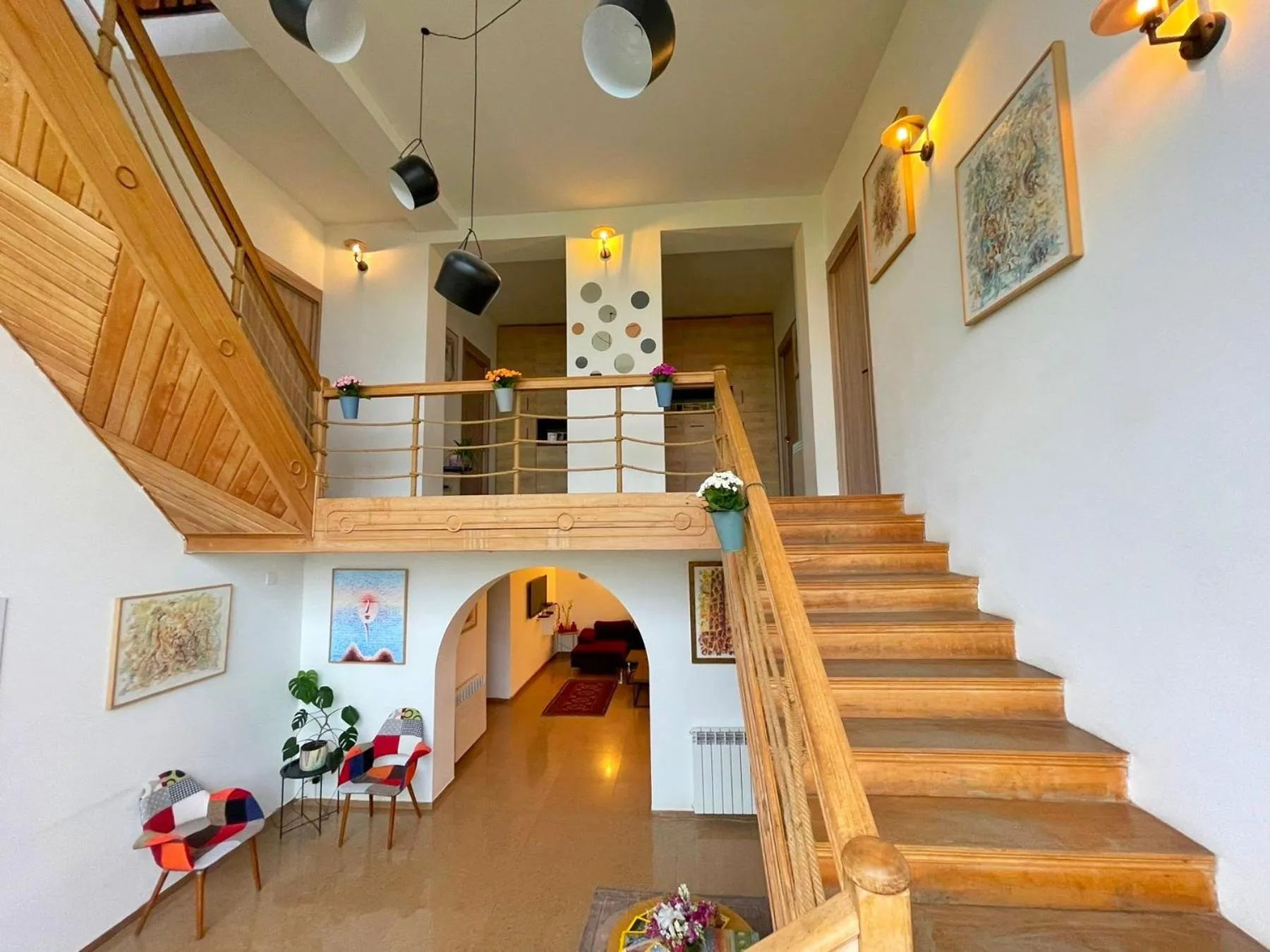 Living room in Hestia - Hotel, Wine and View