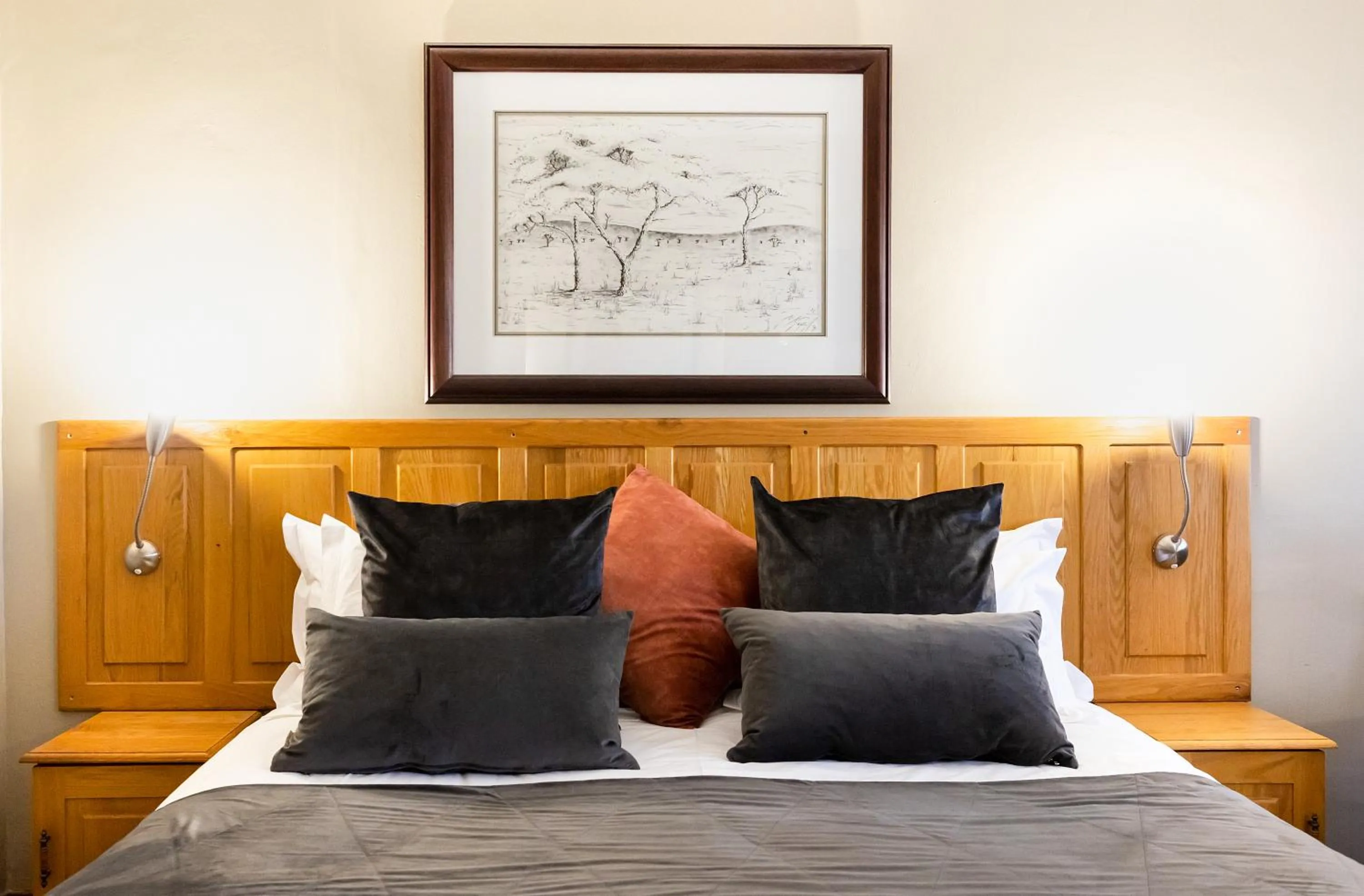 Bed in Kathu Gamagara Lodge