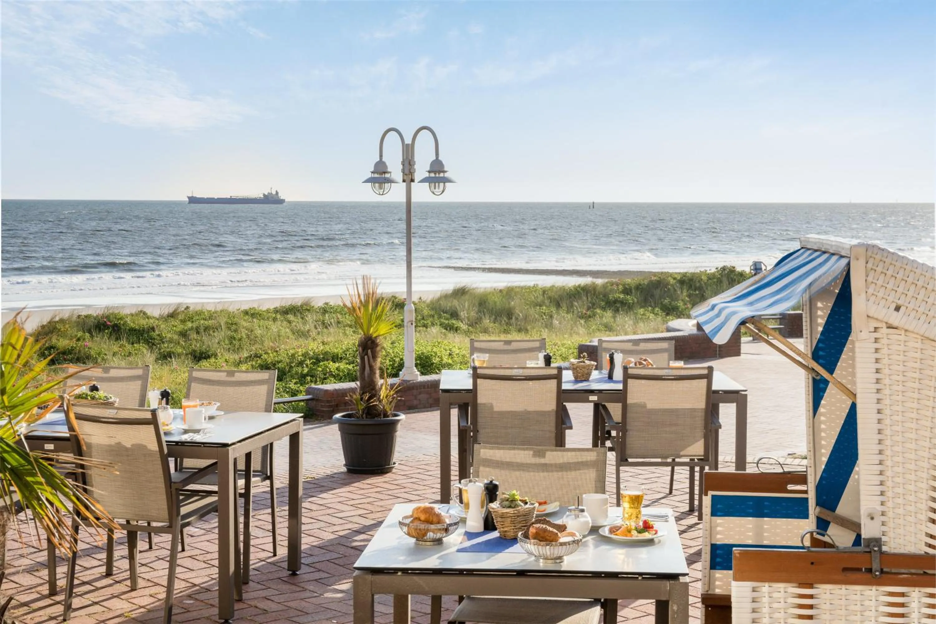 Balcony/Terrace in Strandhotel Gerken