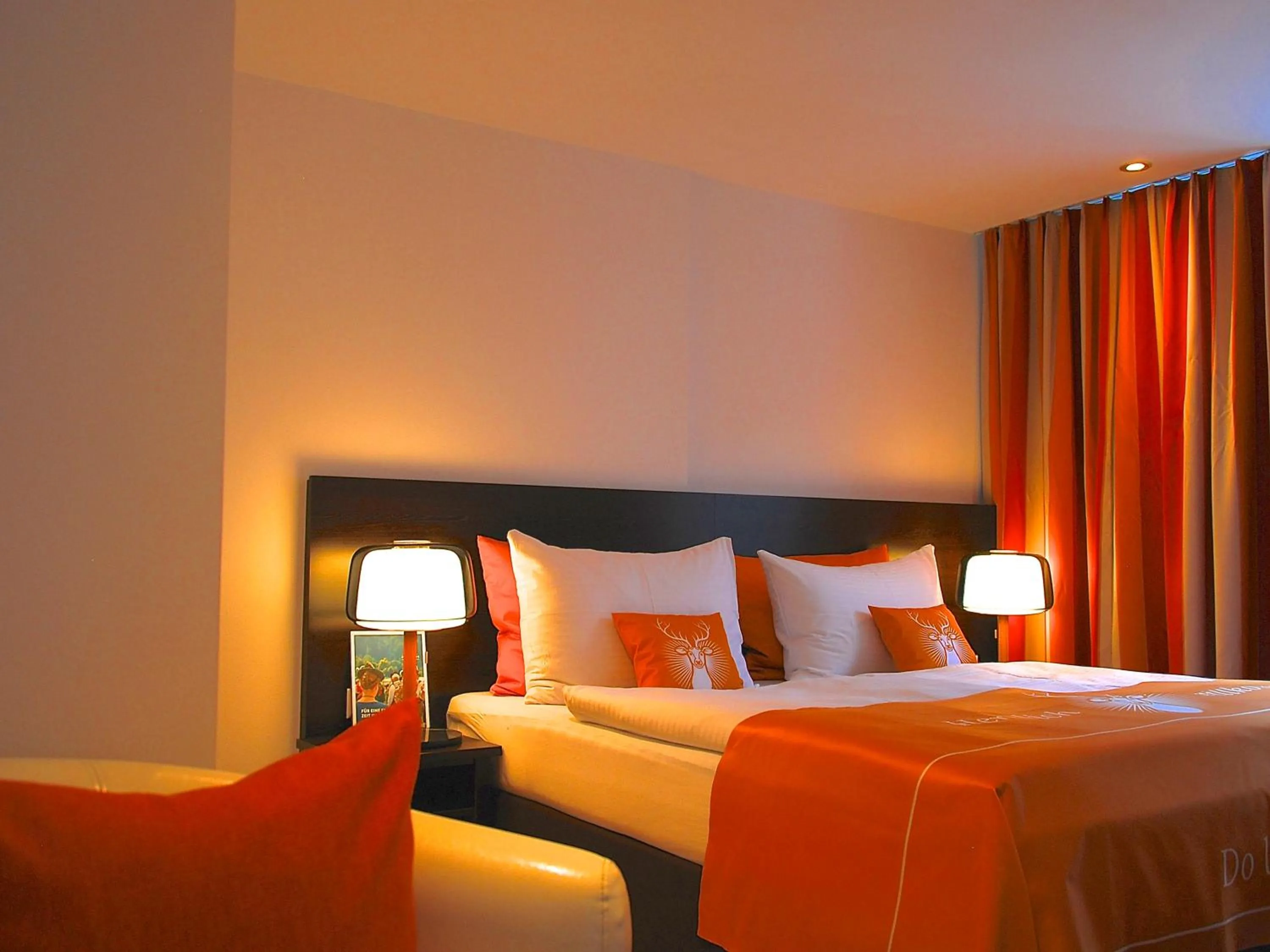 Bed in Hotel Hubertus Schliersee