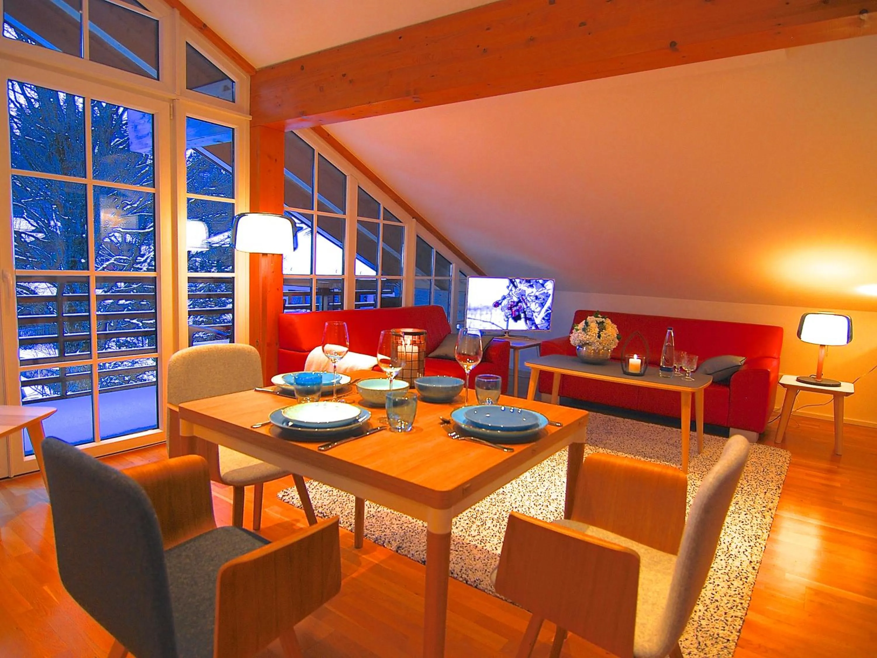 Living room in Hotel Hubertus Schliersee