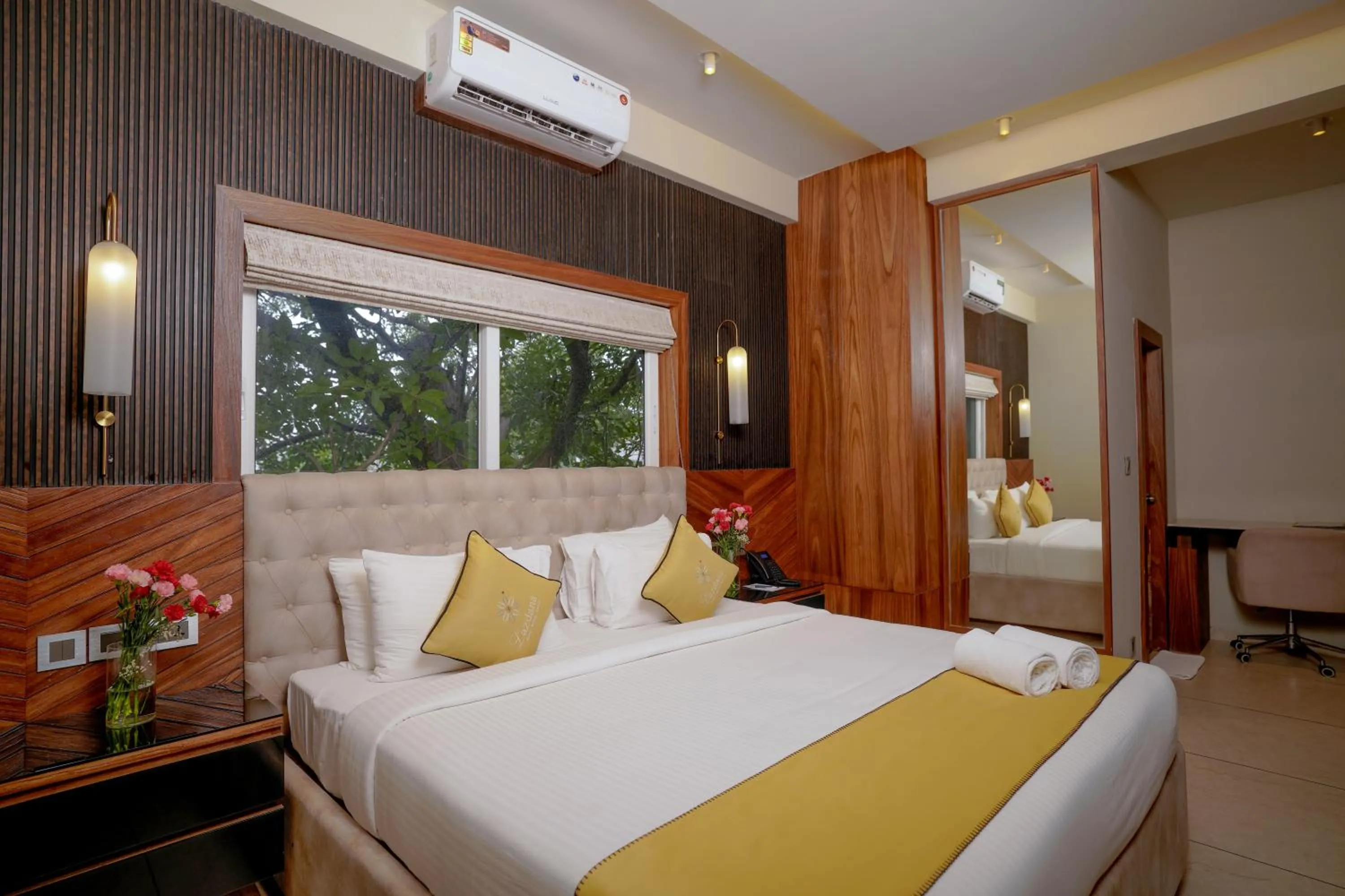 Bedroom, Bed in Lazdana Hotel Bangalore