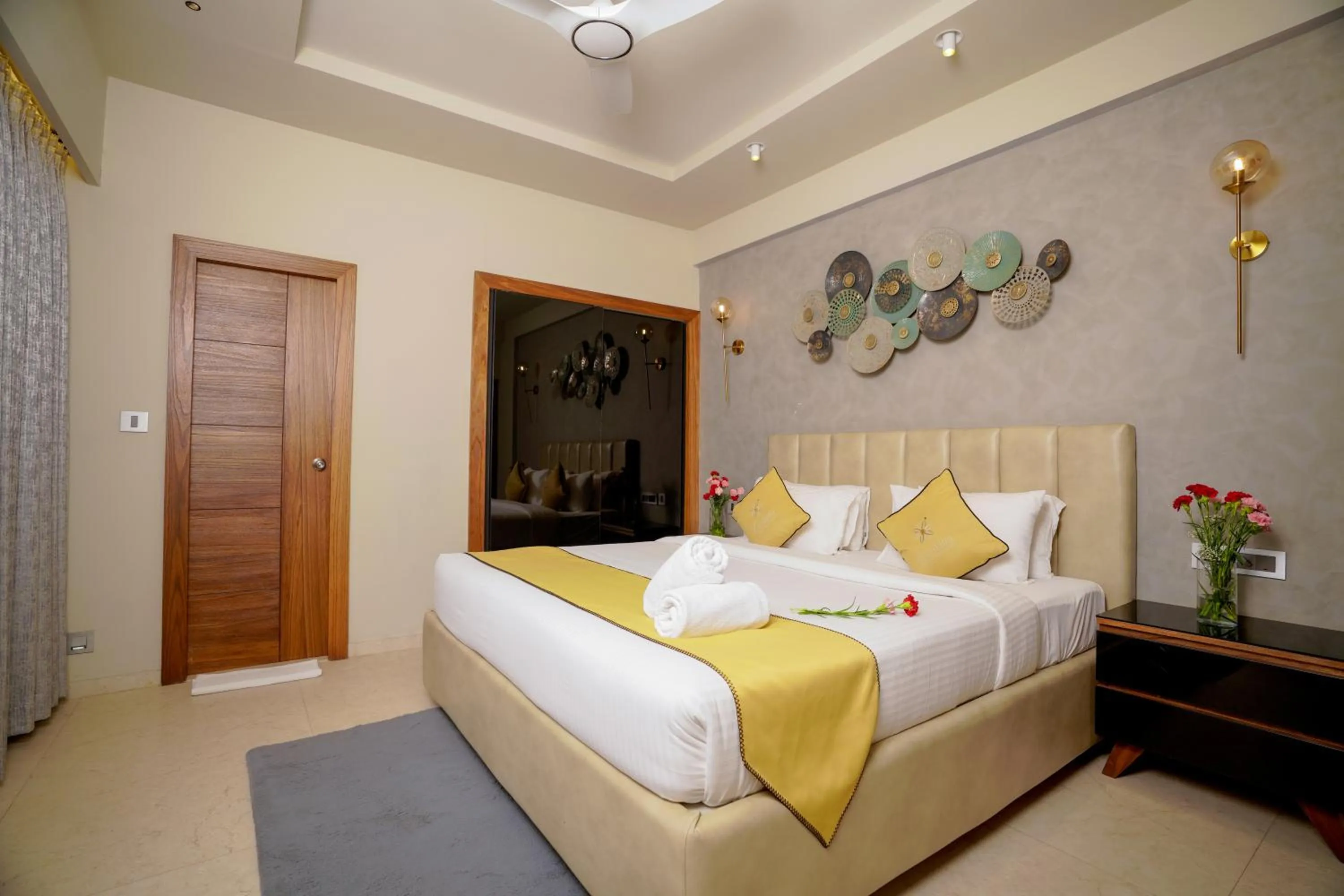 Bedroom, Bed in Lazdana Hotel Bangalore