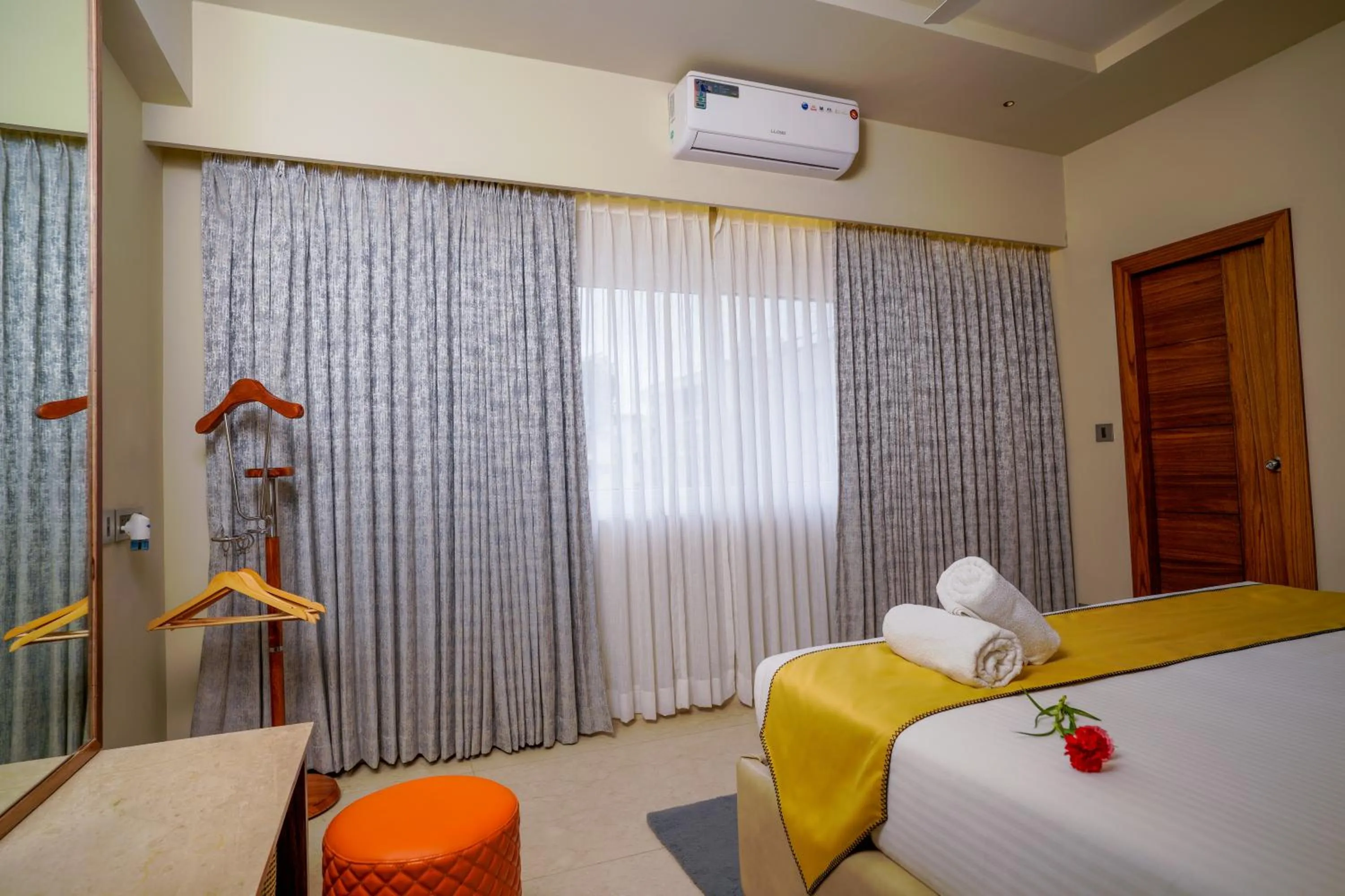 Bedroom, Bed in Lazdana Hotel Bangalore