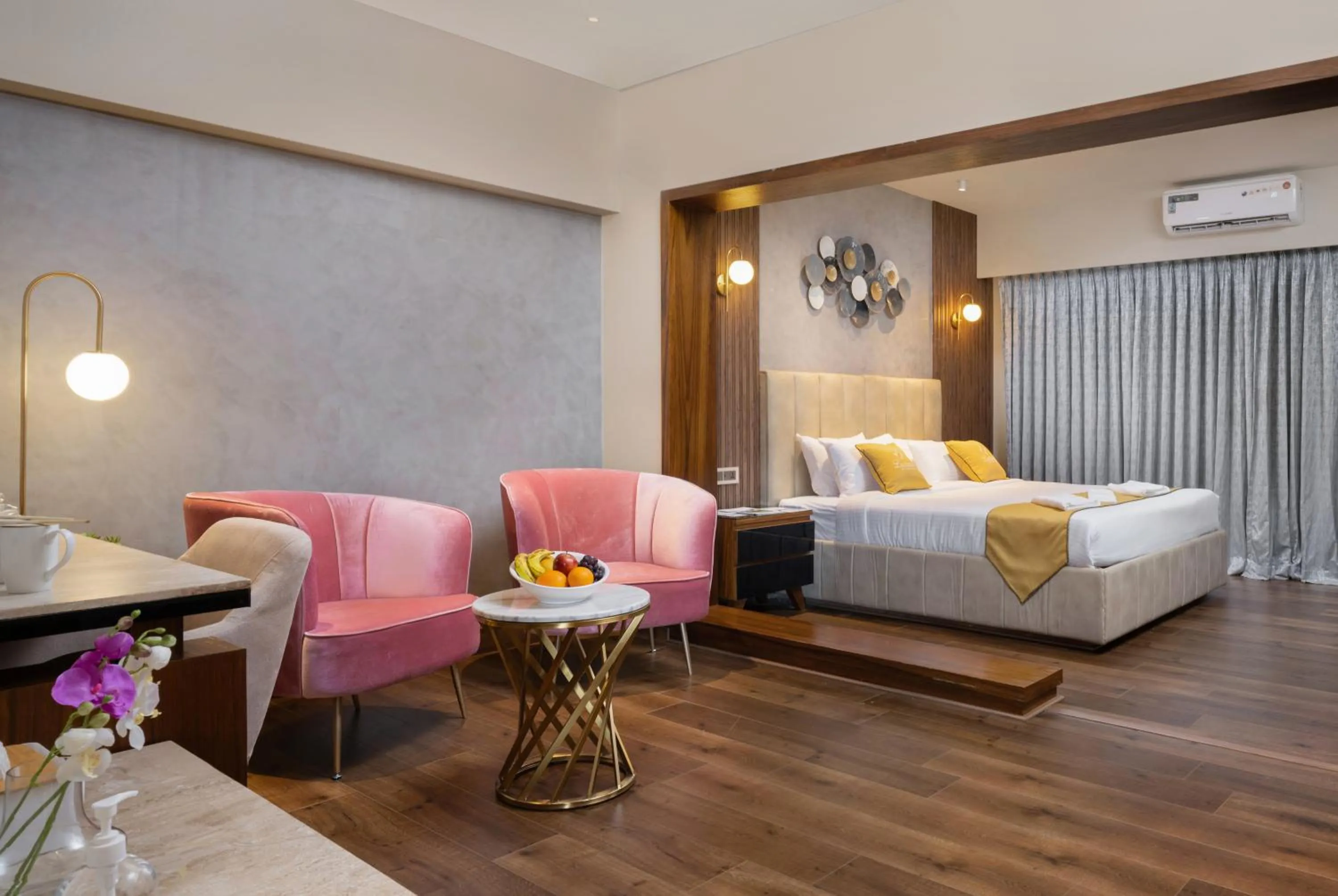 Photo of the whole room, Bed in Lazdana Hotel Bangalore