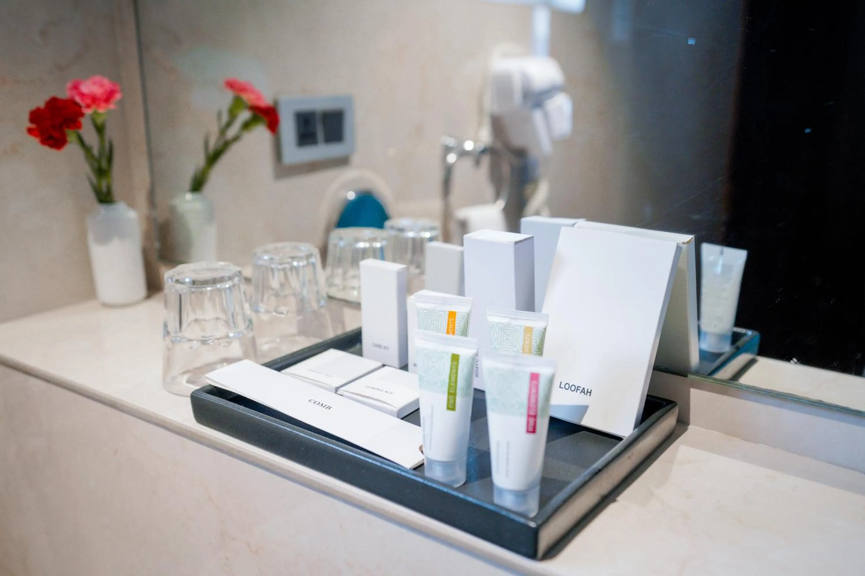 Bathroom in Lazdana Hotel Bangalore