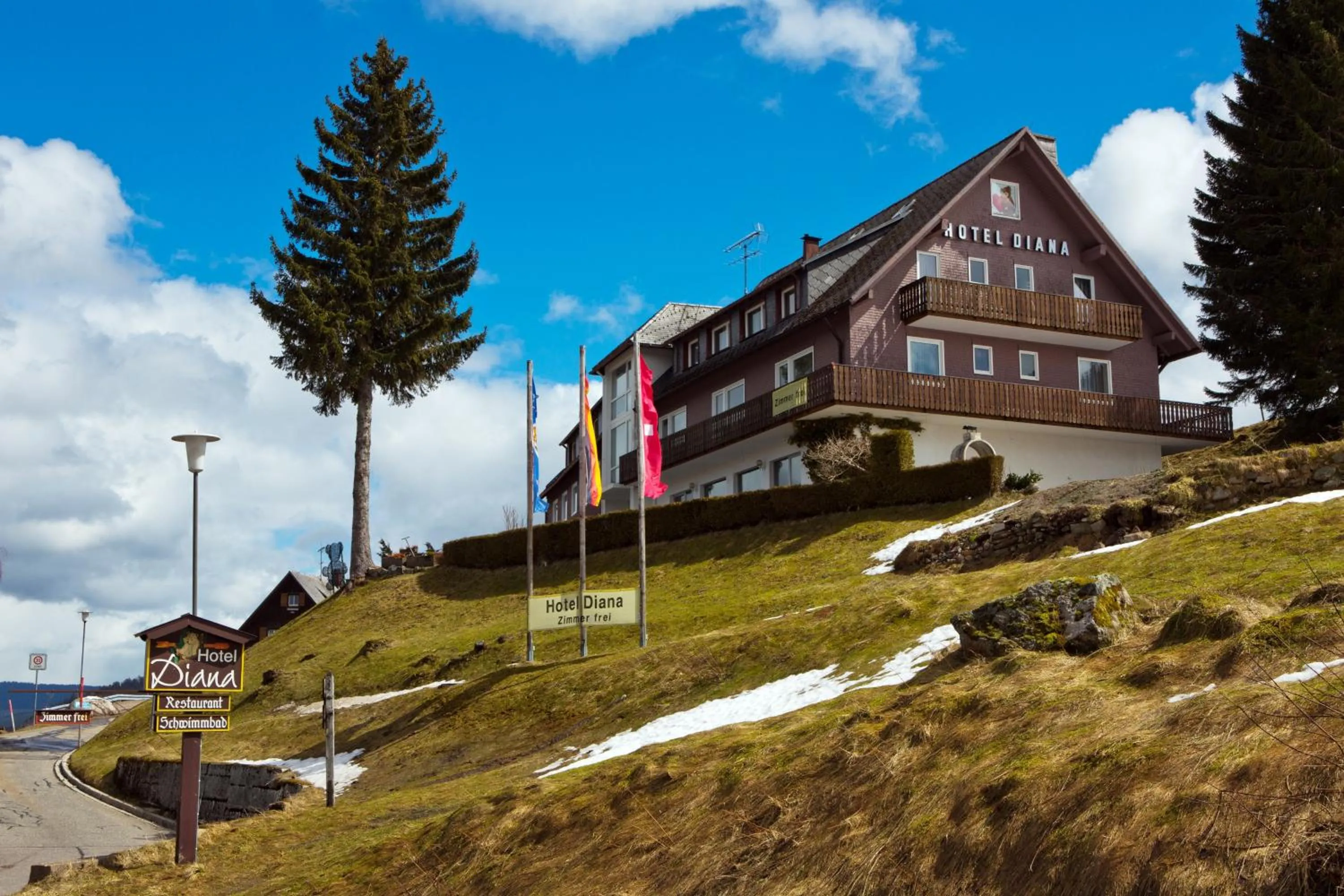 Facade/entrance in Hotel Diana