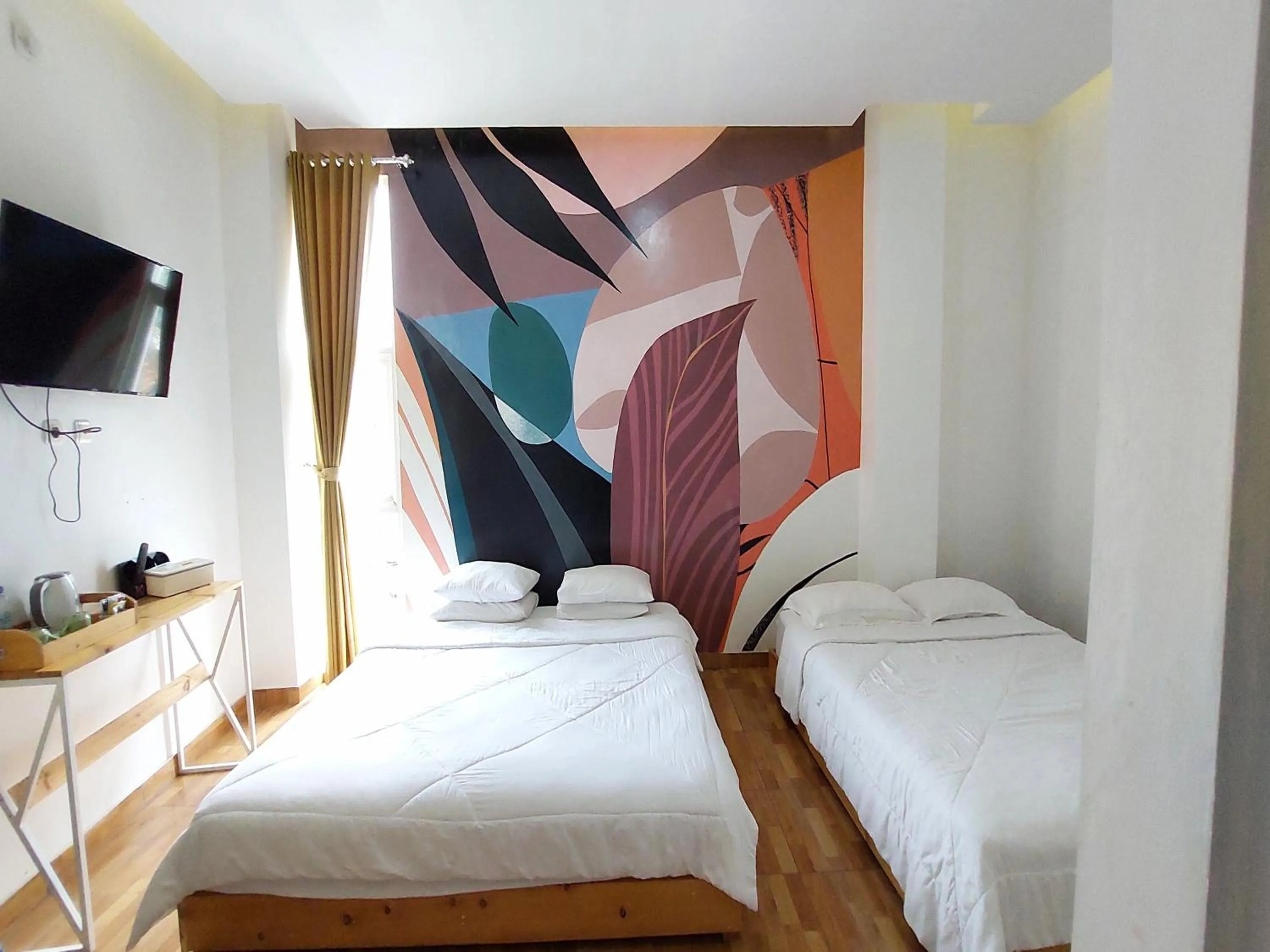 Bed in D'Journey Hotel