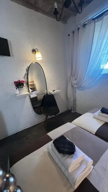 Bed in Vougli View Mykonos